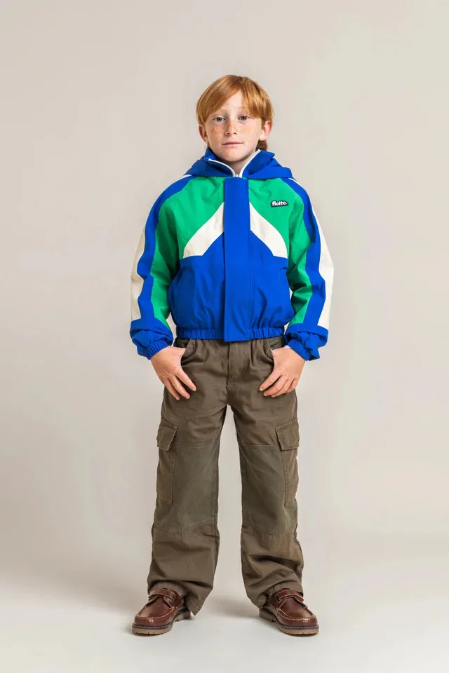 flotte-abbessito-veste-imperm-able-enfant-tricolore-capuche image 1