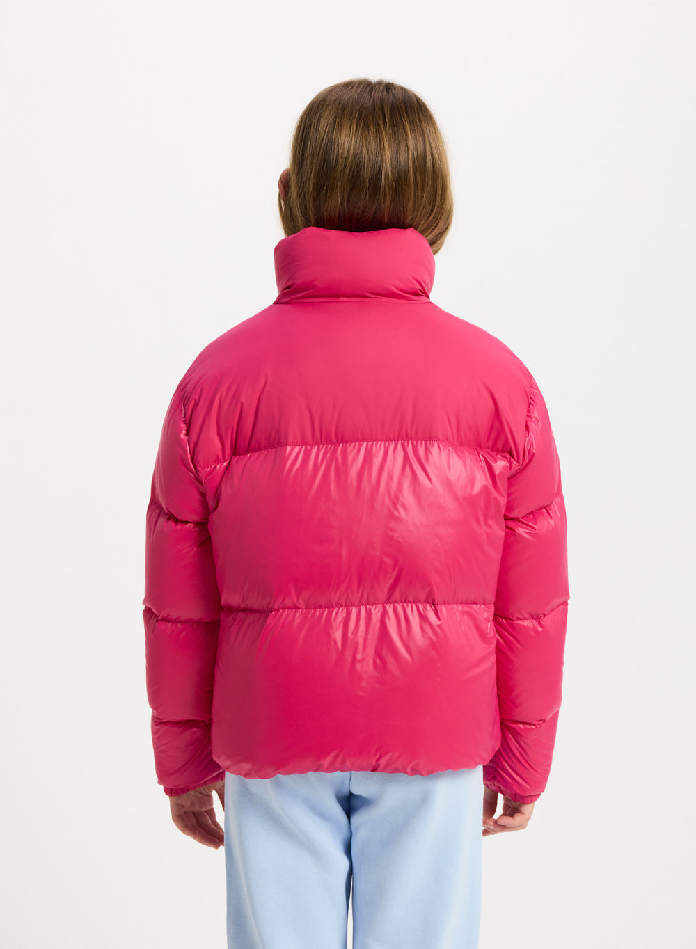 pyrenex-goldin-doudoune-brillante-fille-fuchsia image 4