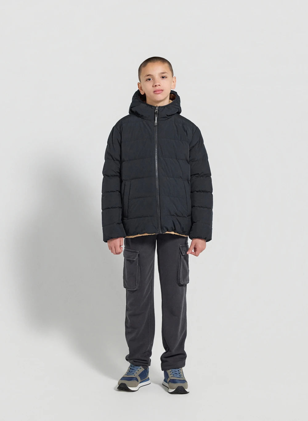 pyrenex-keylinn-noire-r-versible-enfant-doudoune-sherpa image 5
