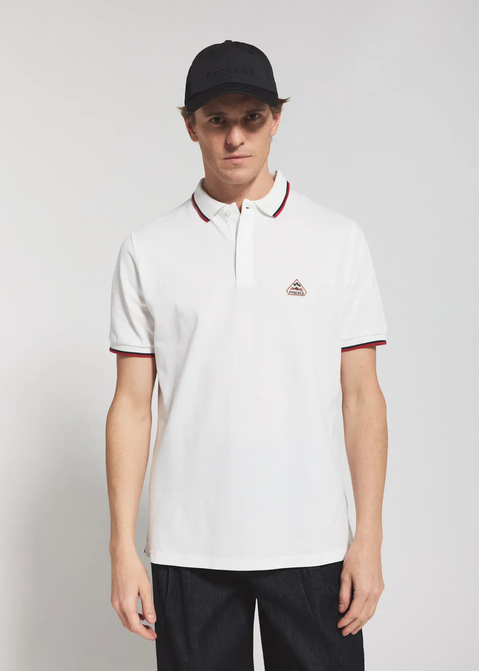 pyrenex-leyre-polo-homme-coton-biologique-blanc image 1