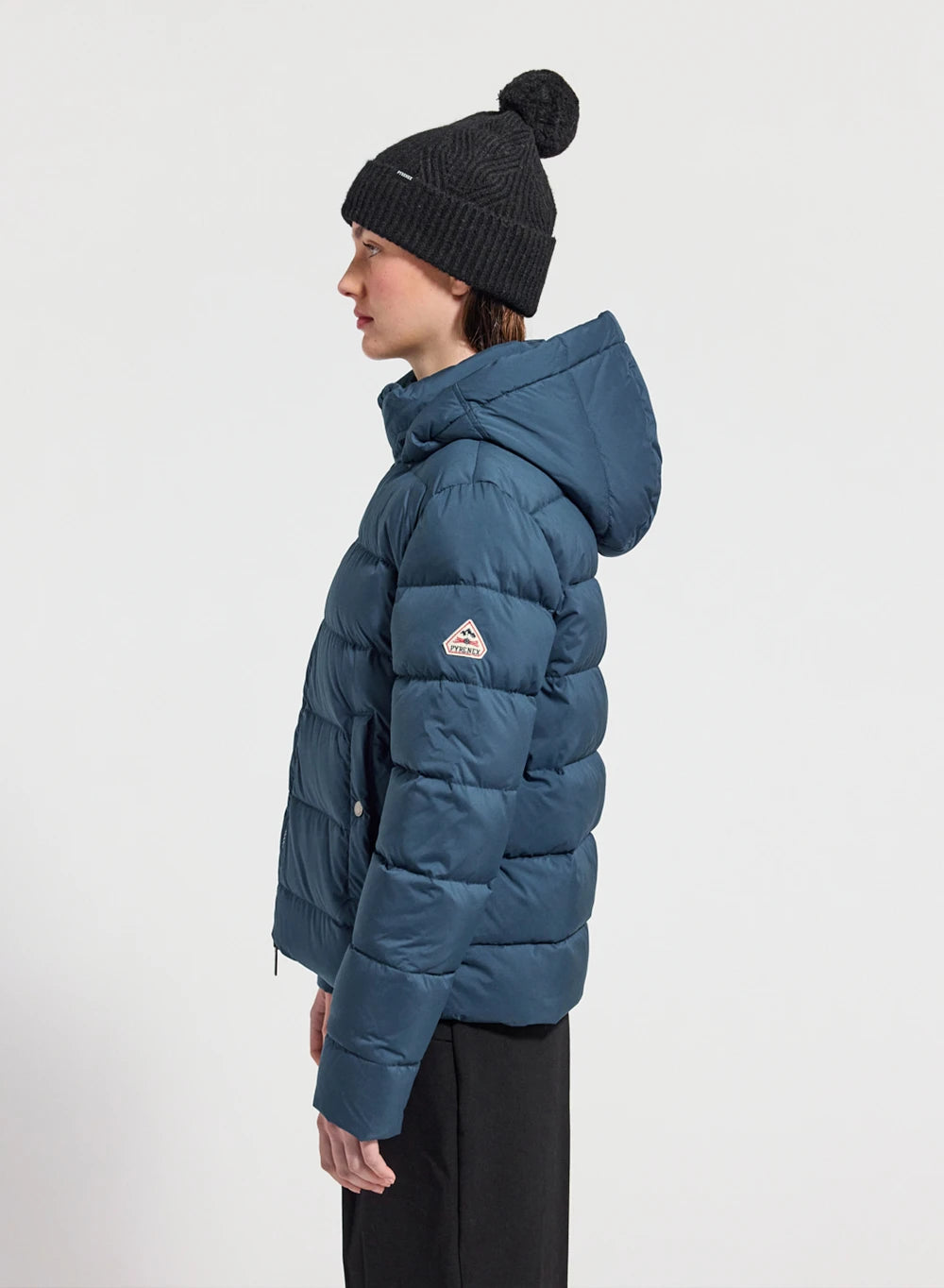 pyrenex-spoutnic-doudoune-femme-bleu-p-trole-capuche-amovible image 3