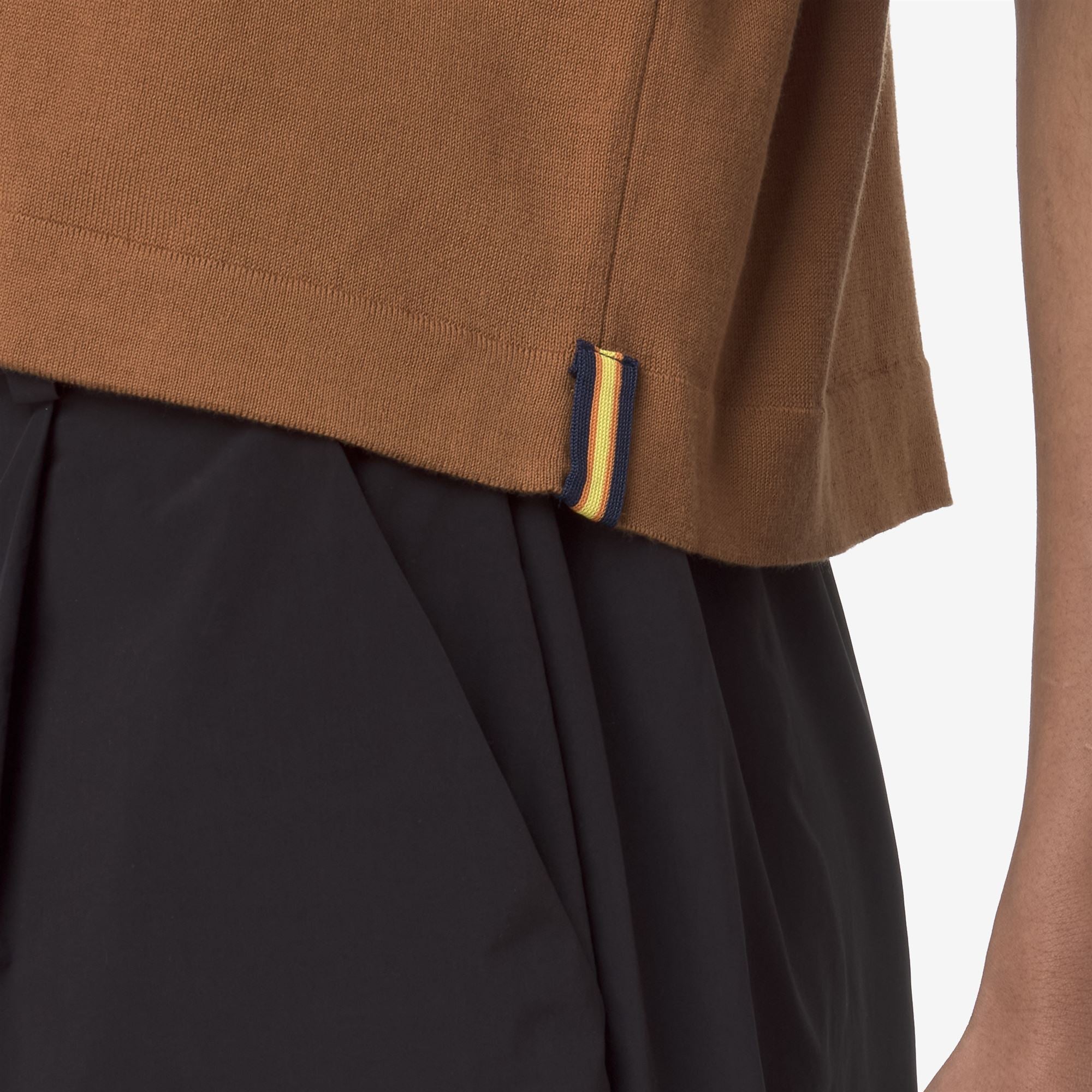 k-way-carry-veste-maille-femme-brown-bran image 4