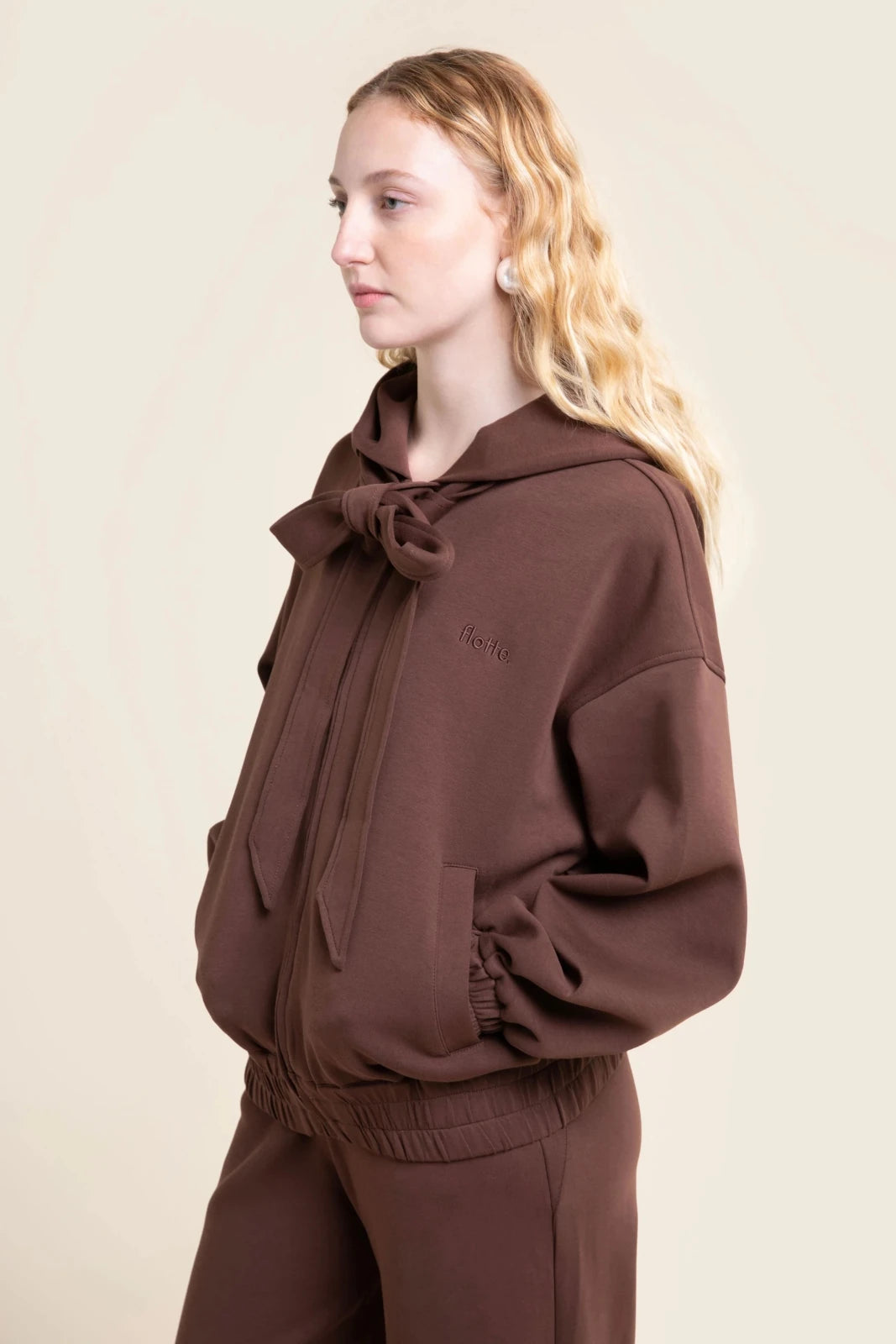 flotte-r-aumur-sweat-capuche-lani-re-bleu-roi image 4