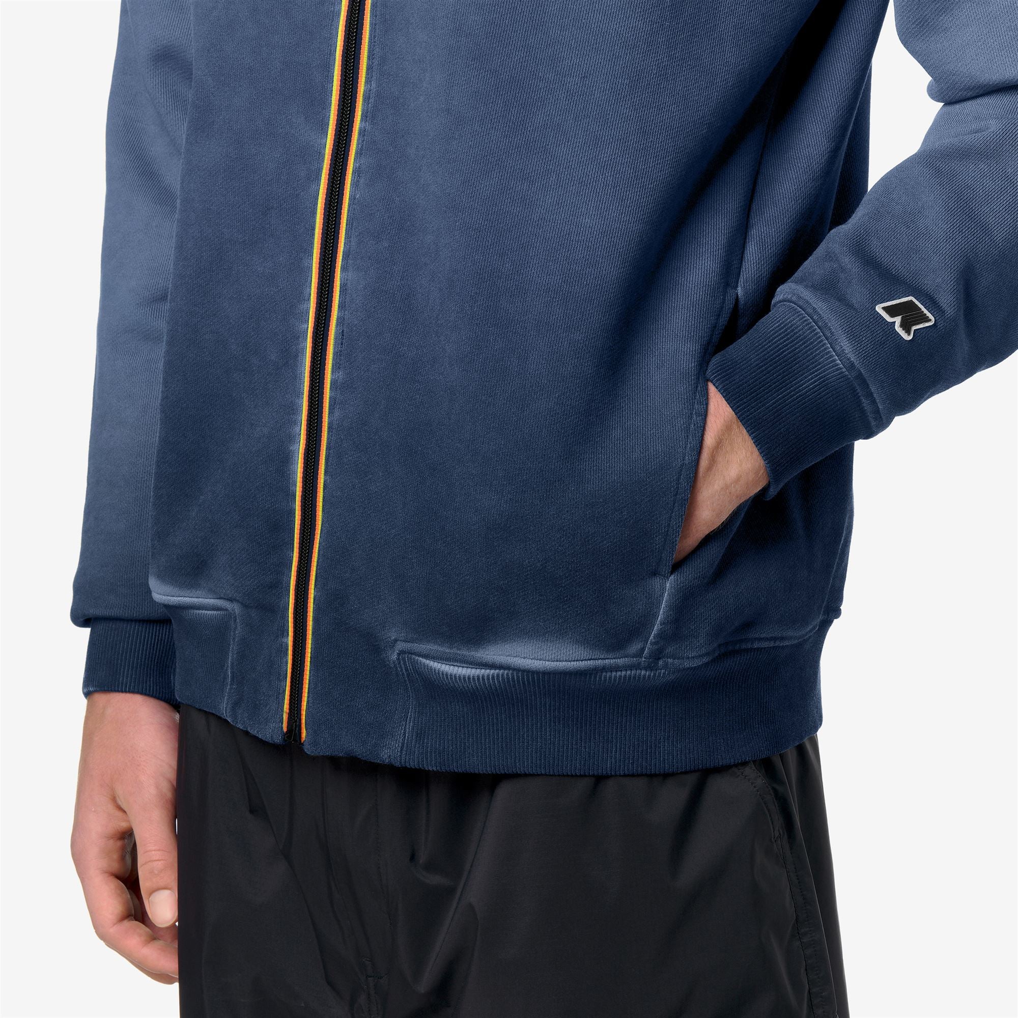 k-way-rainer-lf-sweat-capuche-homme-blue-insignia image 4