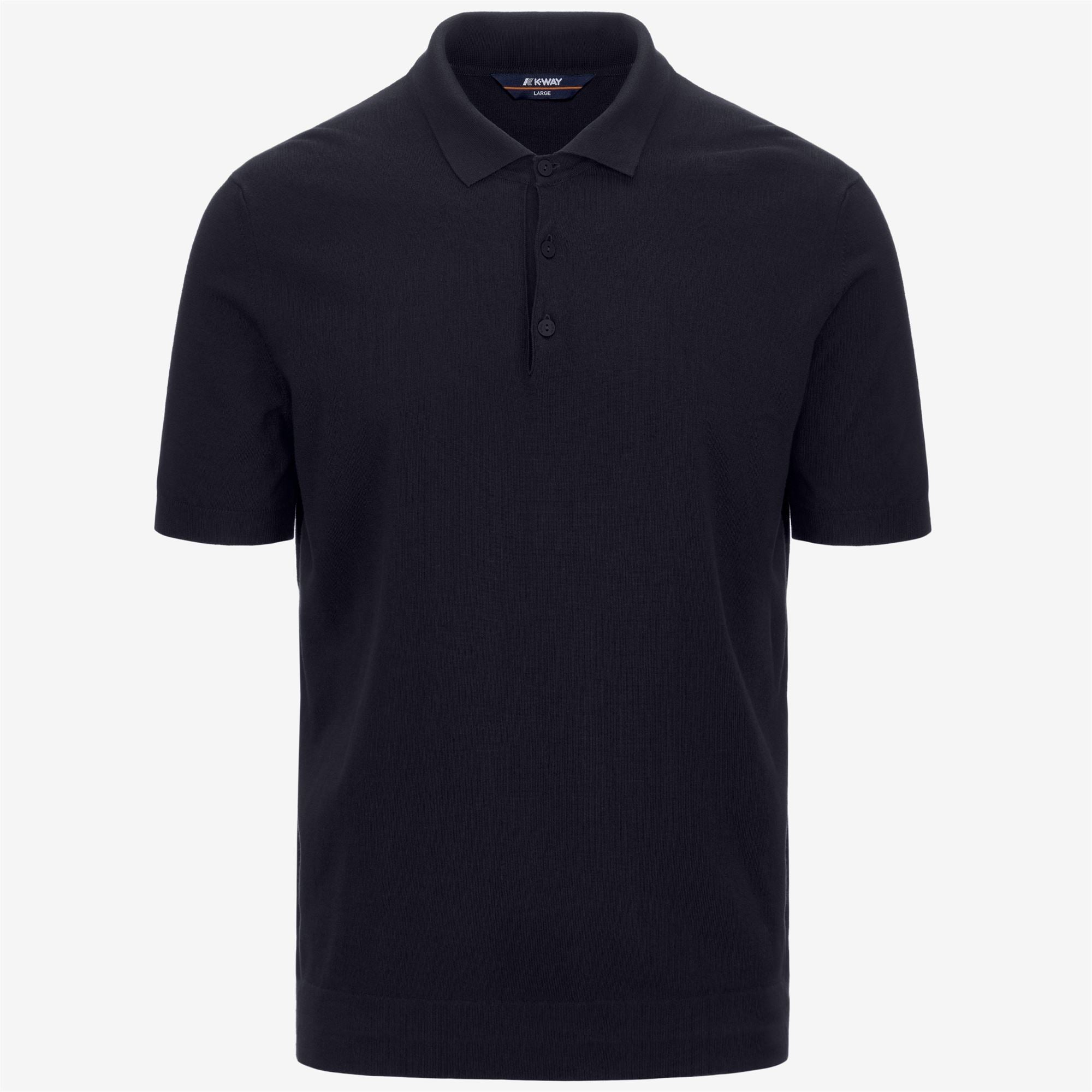 k-way-pleyne-polo-maille-homme-blue-depth image 5