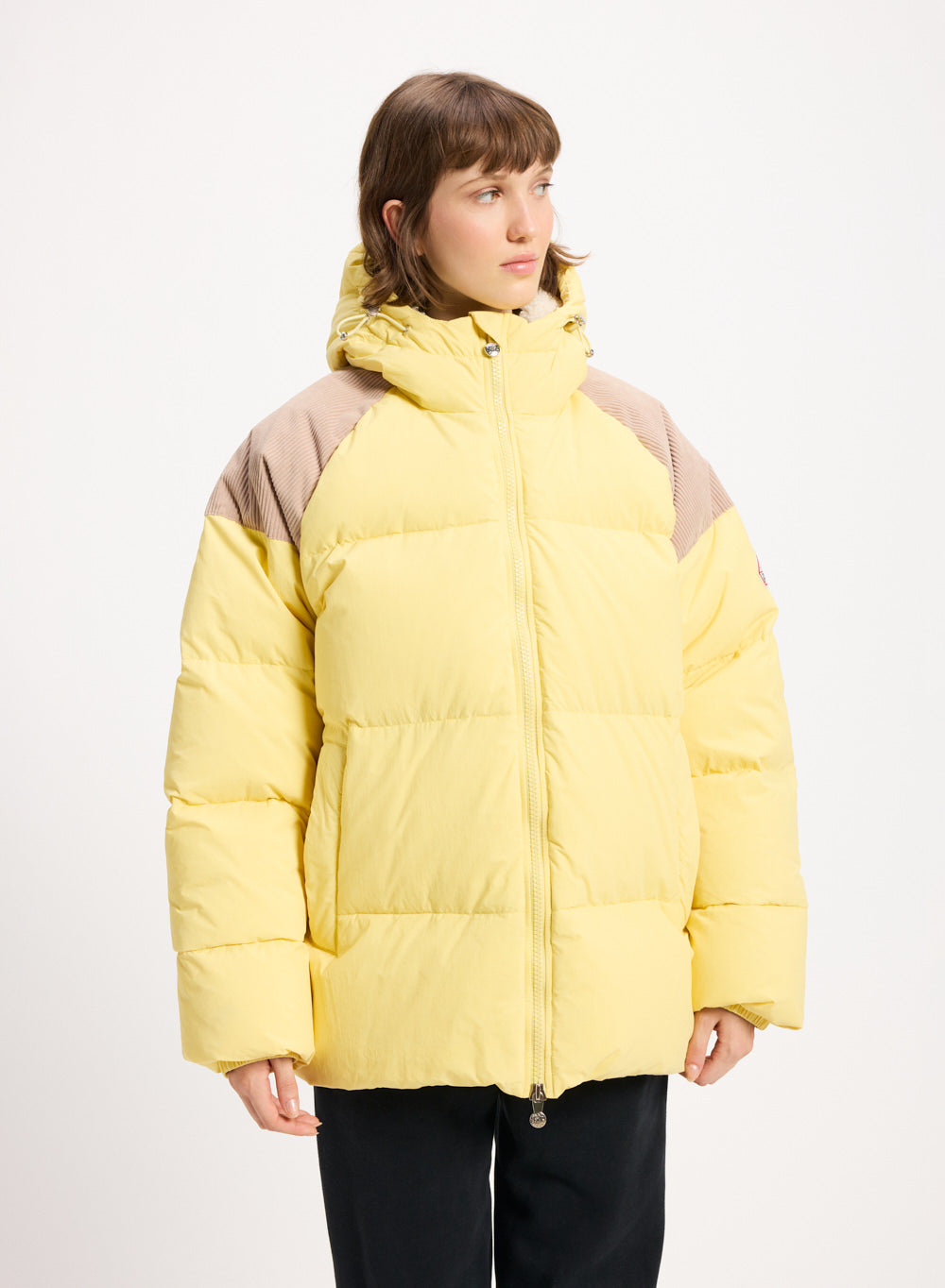 pyrenex-retro-sten-doudoune-unisexe-jaune-pastel image 2