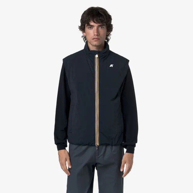k-way-valen-plain-warm-gilet-homme-blue-depth image 1