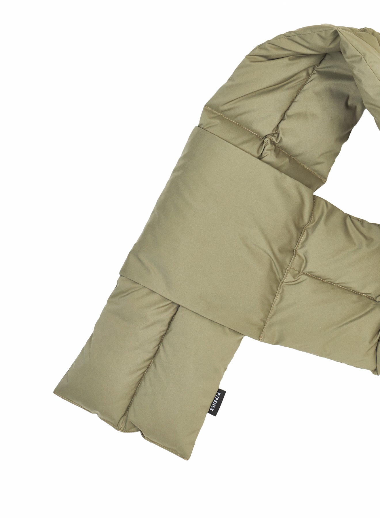 charpe-en-duvet-matelass-e-pyrenex-lucie-kaki-clair image 3