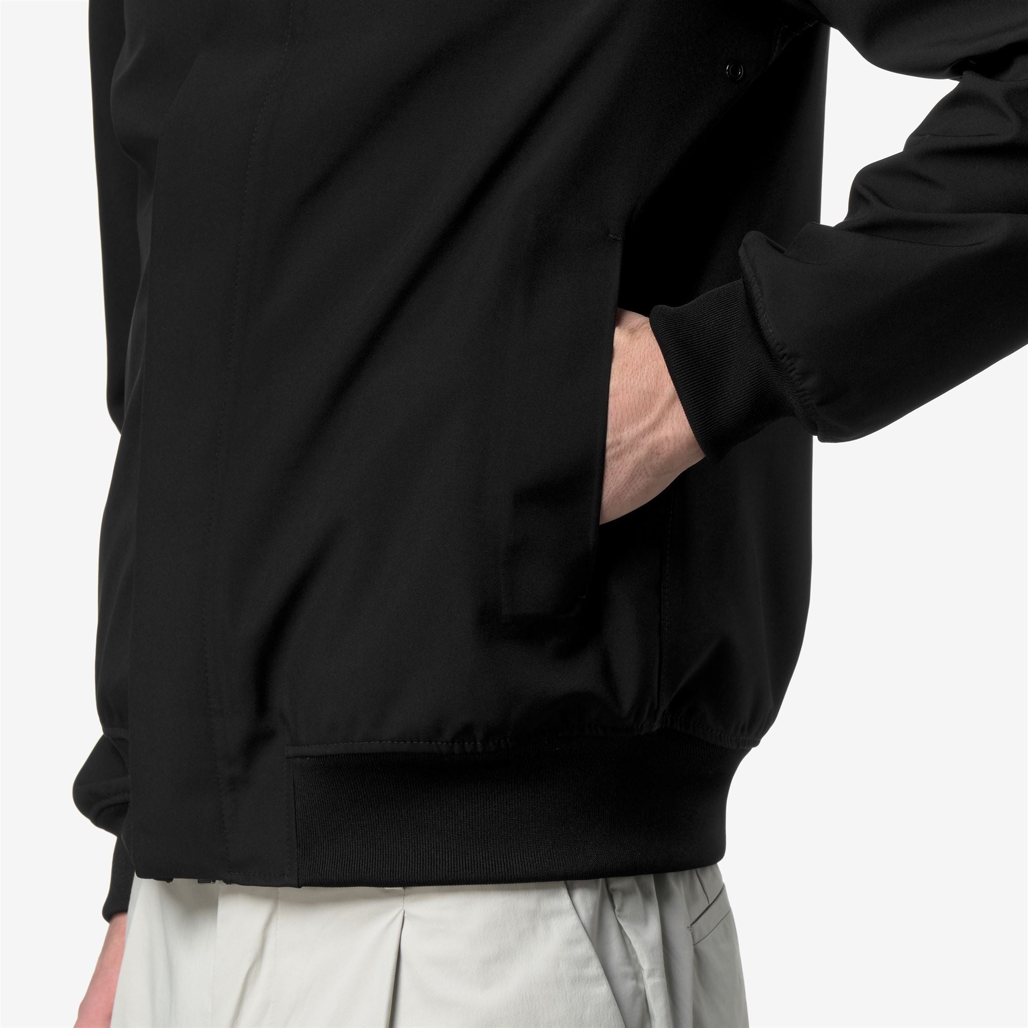 k-way-joachim-bonded-jersey-veste-courte-homme-black-pure image 4