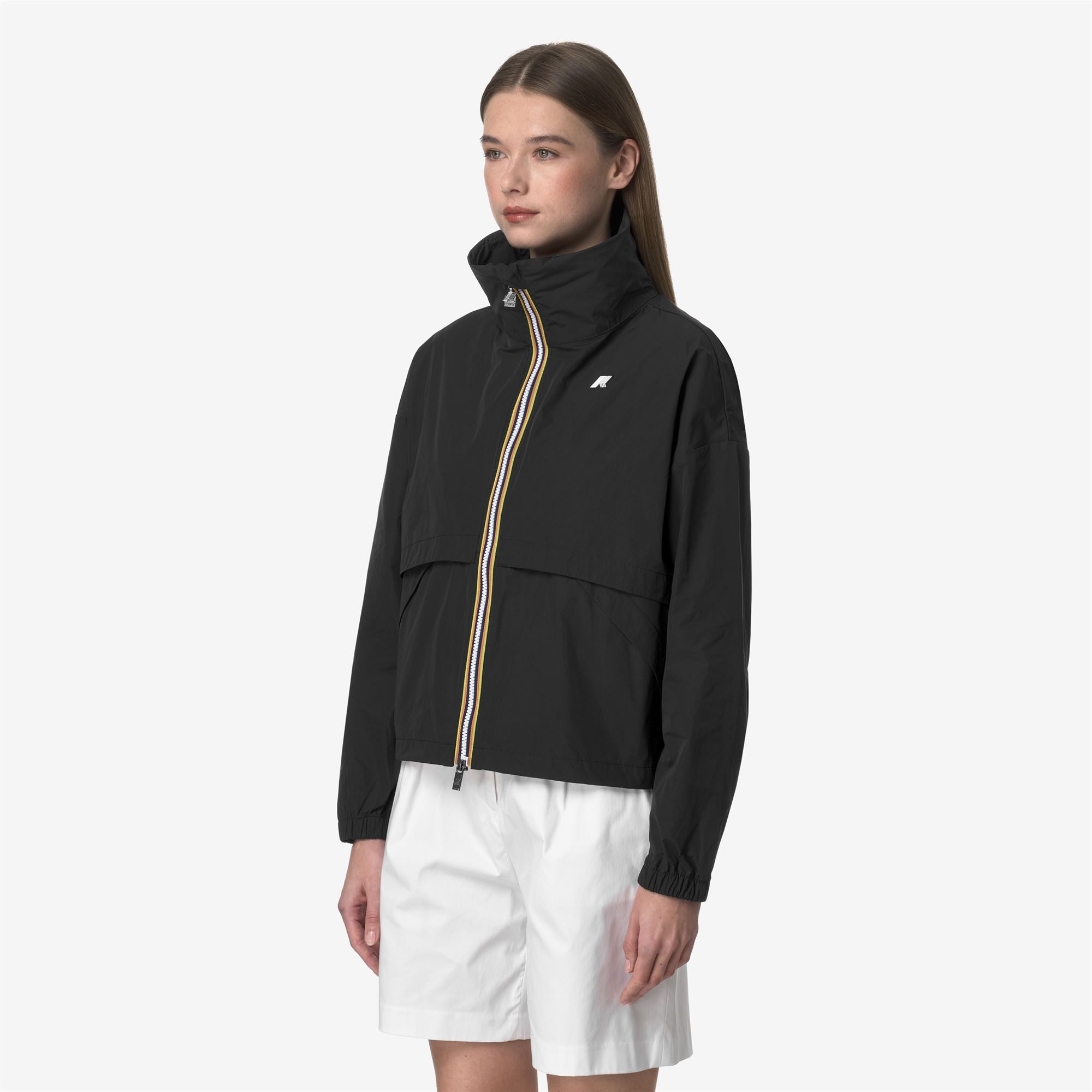 k-way-aubette-memory-touch-veste-courte-femme-black-pure image 2
