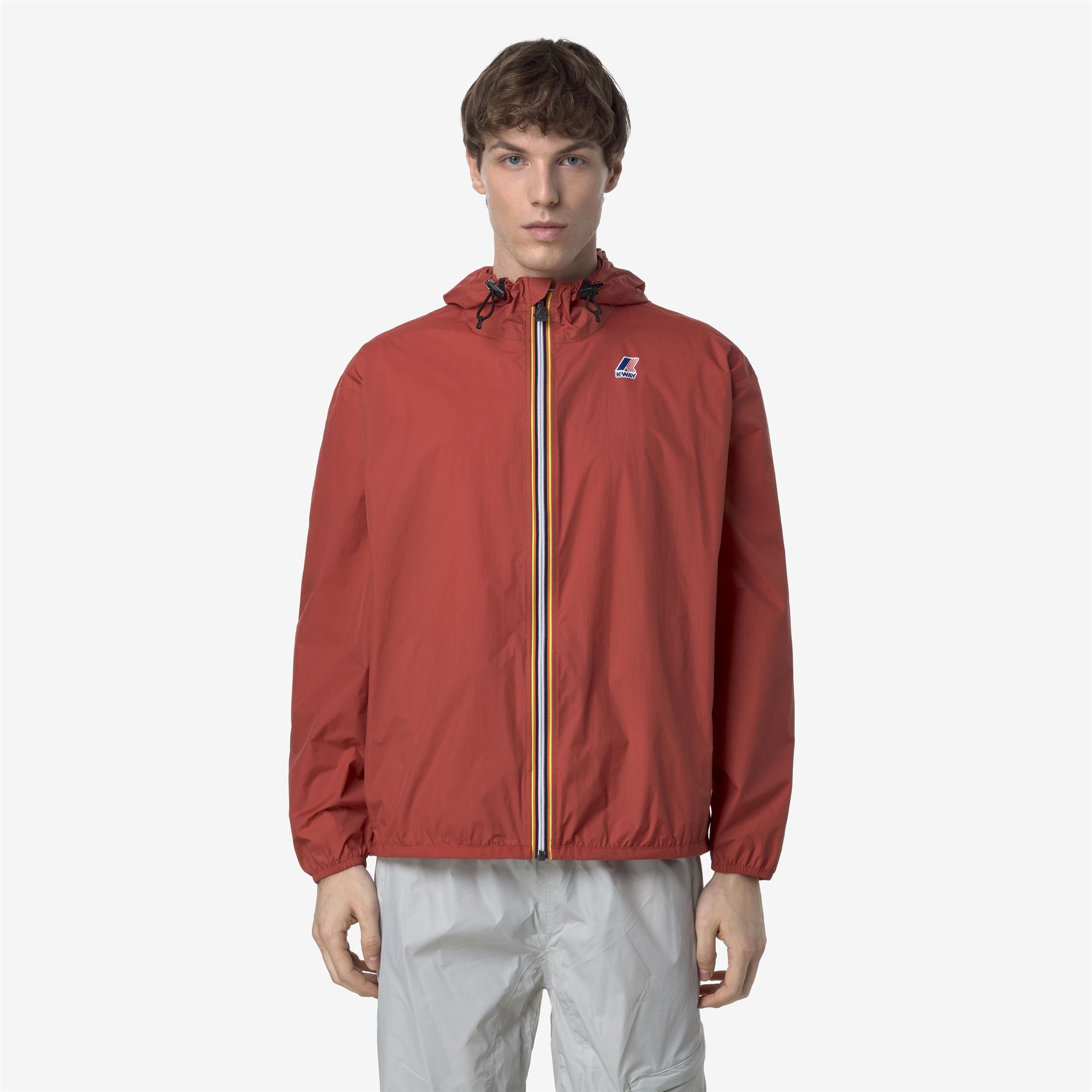 k-way-le-vrai-4-0-claude-coupe-vent-unisexe-red-jasper image 2