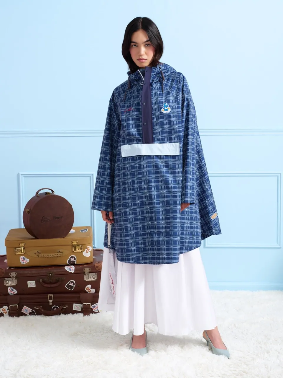 flotte-gabriel-poncho-imperm-able-bisounours-care-bears-bleu-indigo image 1