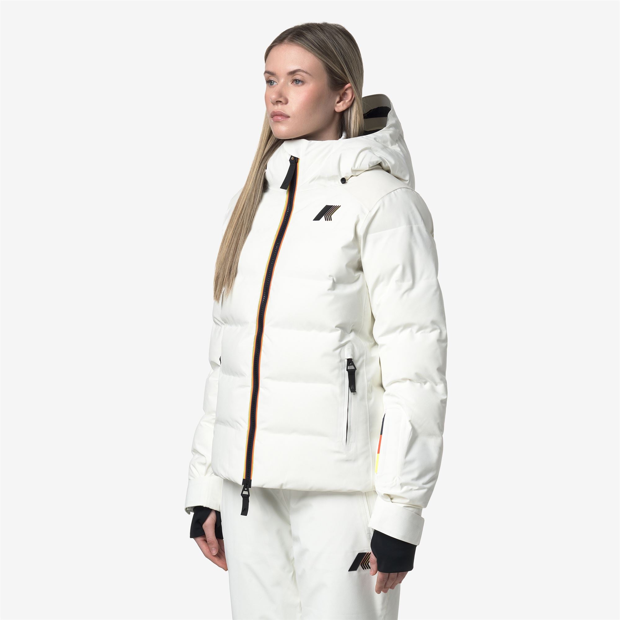 k-way-latueda-h-quilted-veste-ski-femme-white-gardenia image 2