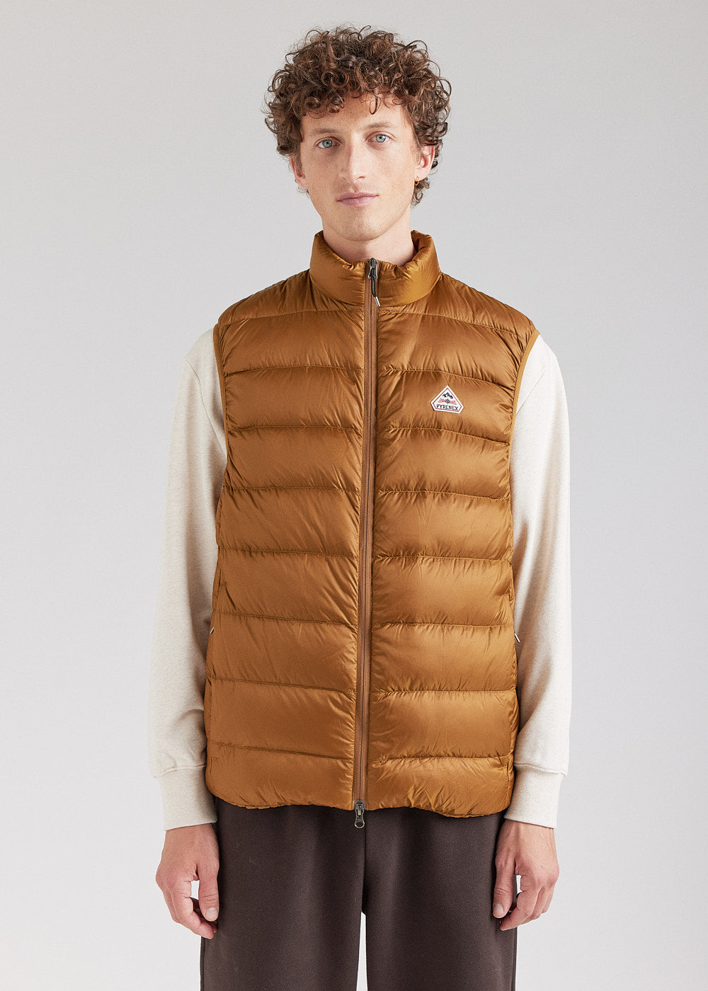 doudoune-sans-manches-homme-pyrenex-arial-bronze-brown image 1