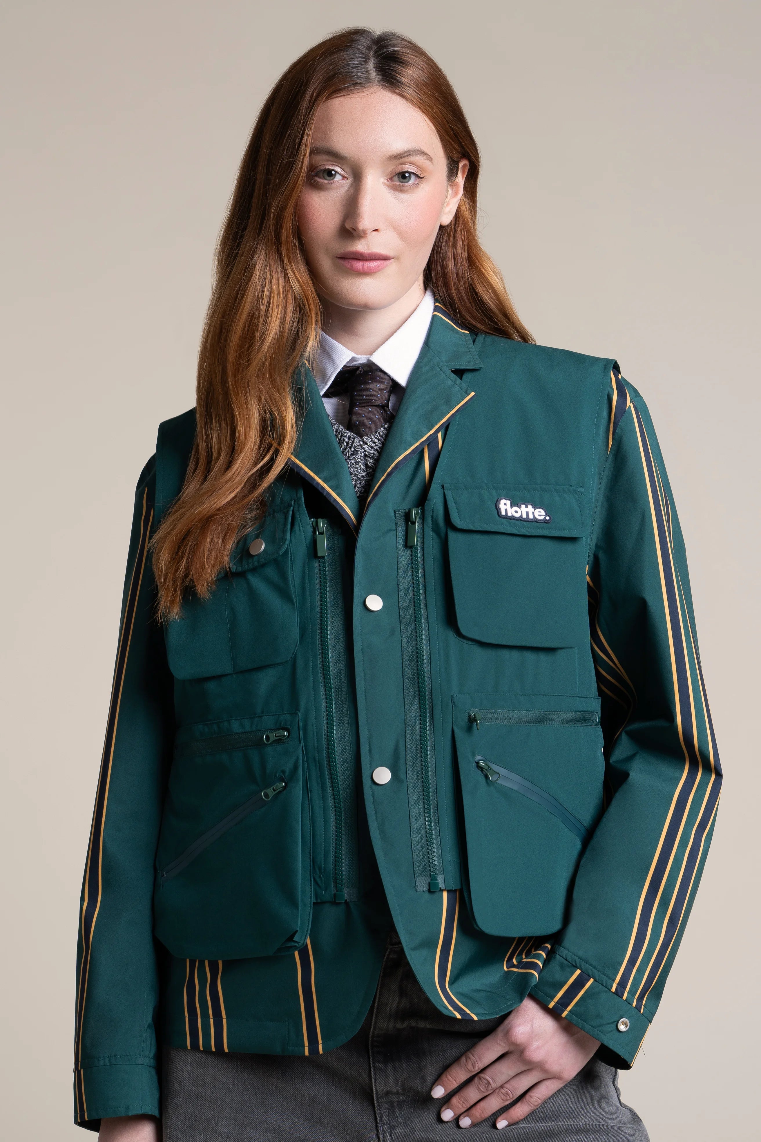 flotte-wagram-veste-imperm-able-3-en-1-gilet-blazer-multipoche image 3