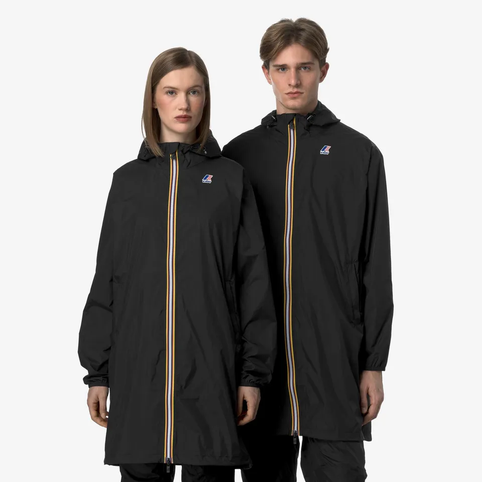 k-way-le-vrai-4-0-eiffel-east-manteau-de-pluie-long-unisexe-black-pure image 1