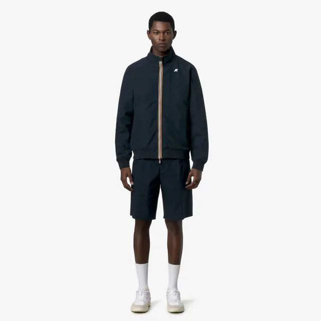 k-way-arsene-cotton-double-veste-court-r-versible-homme-blue-depth image 1