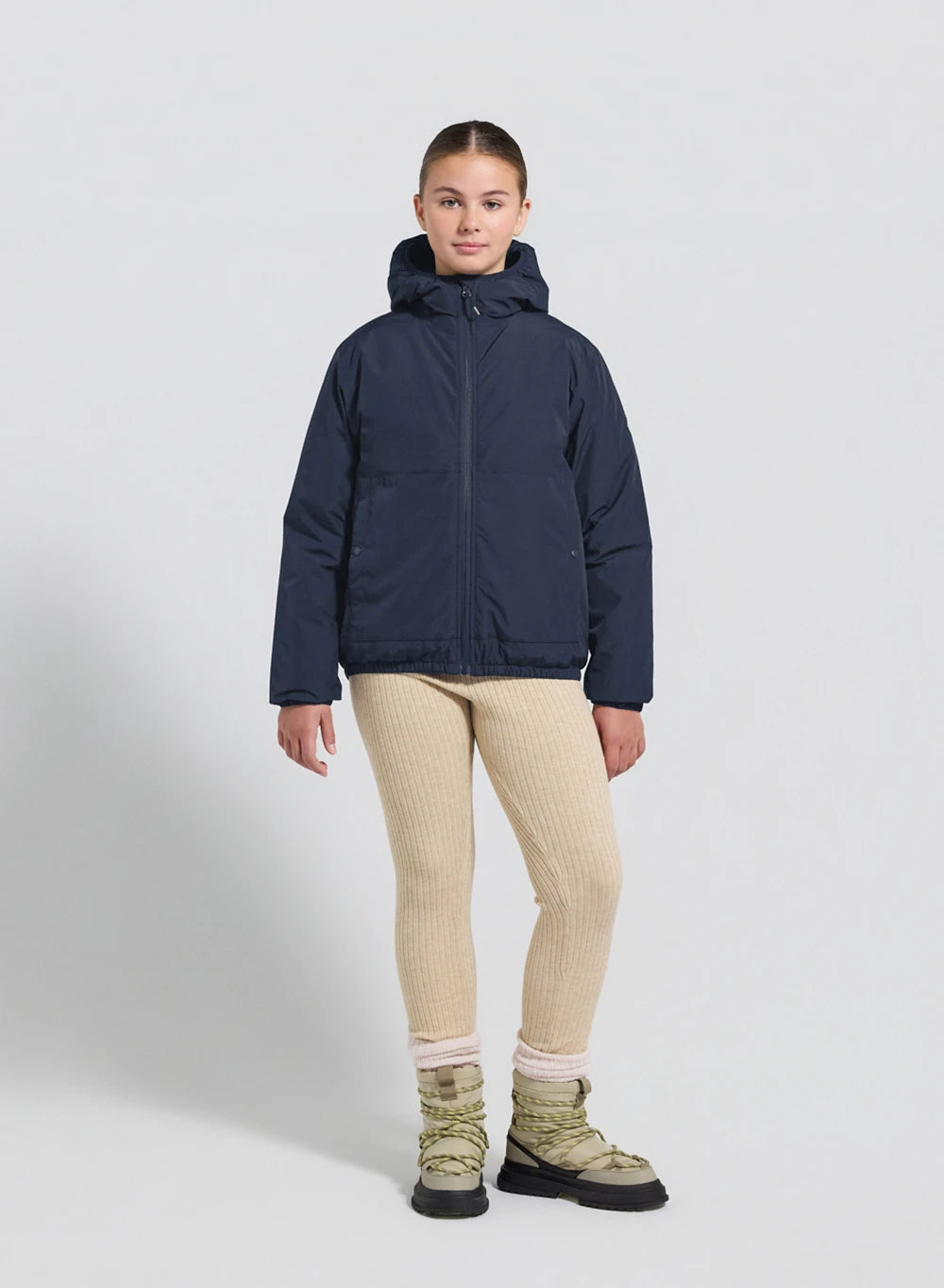 pyrenex-density-blouson-imperm-able-duvet-enfant-bleu-fonc image 3