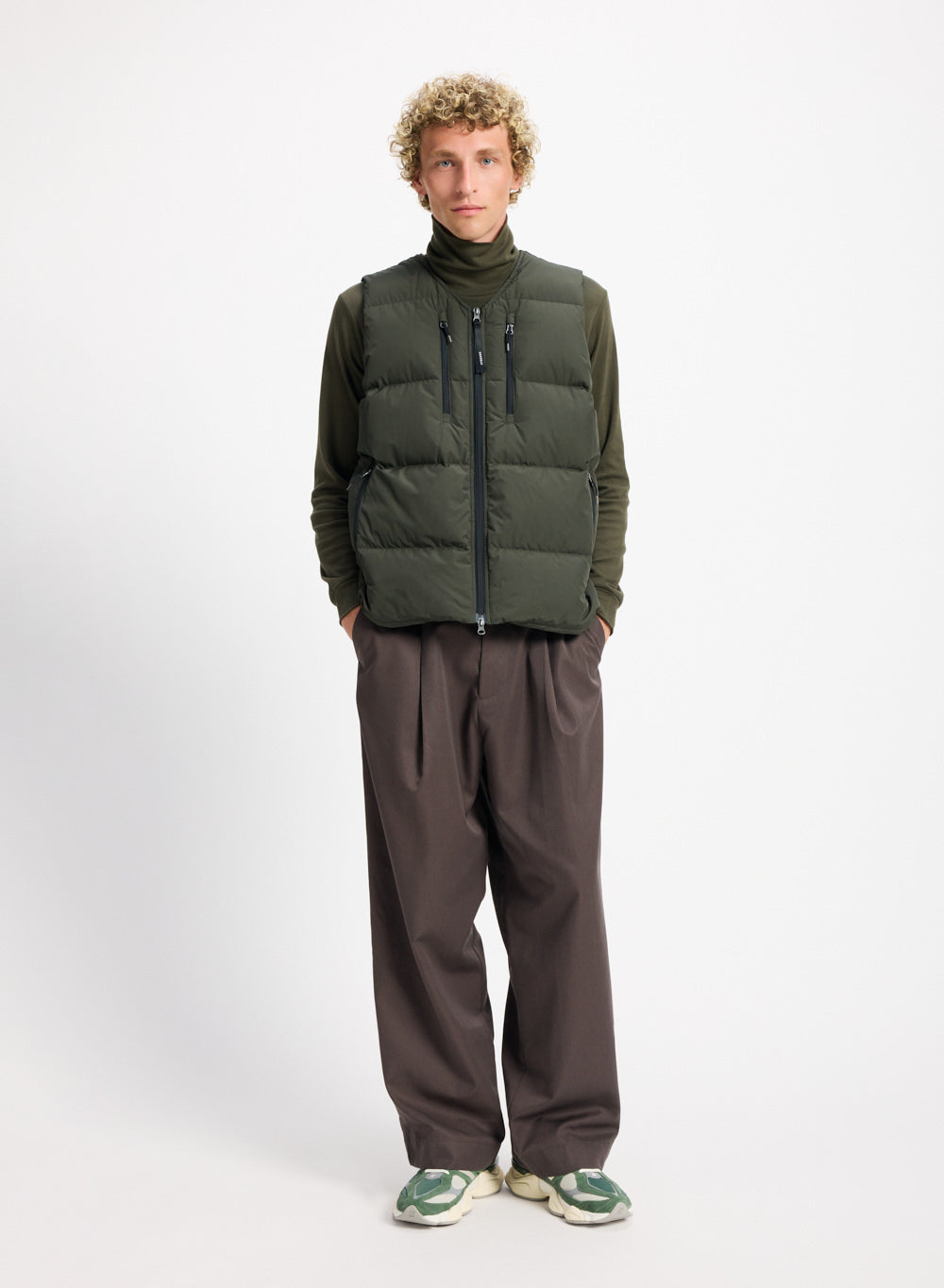 pyrenex-solace-doudoune-sans-manches-homme-kaki image 2