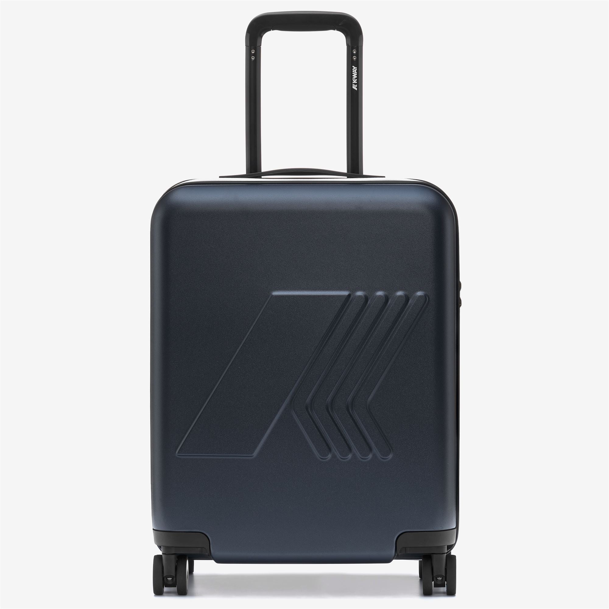 k-way-eudoxie-logo-valise-cabine-rigide-unisexe-blue-depth image 1