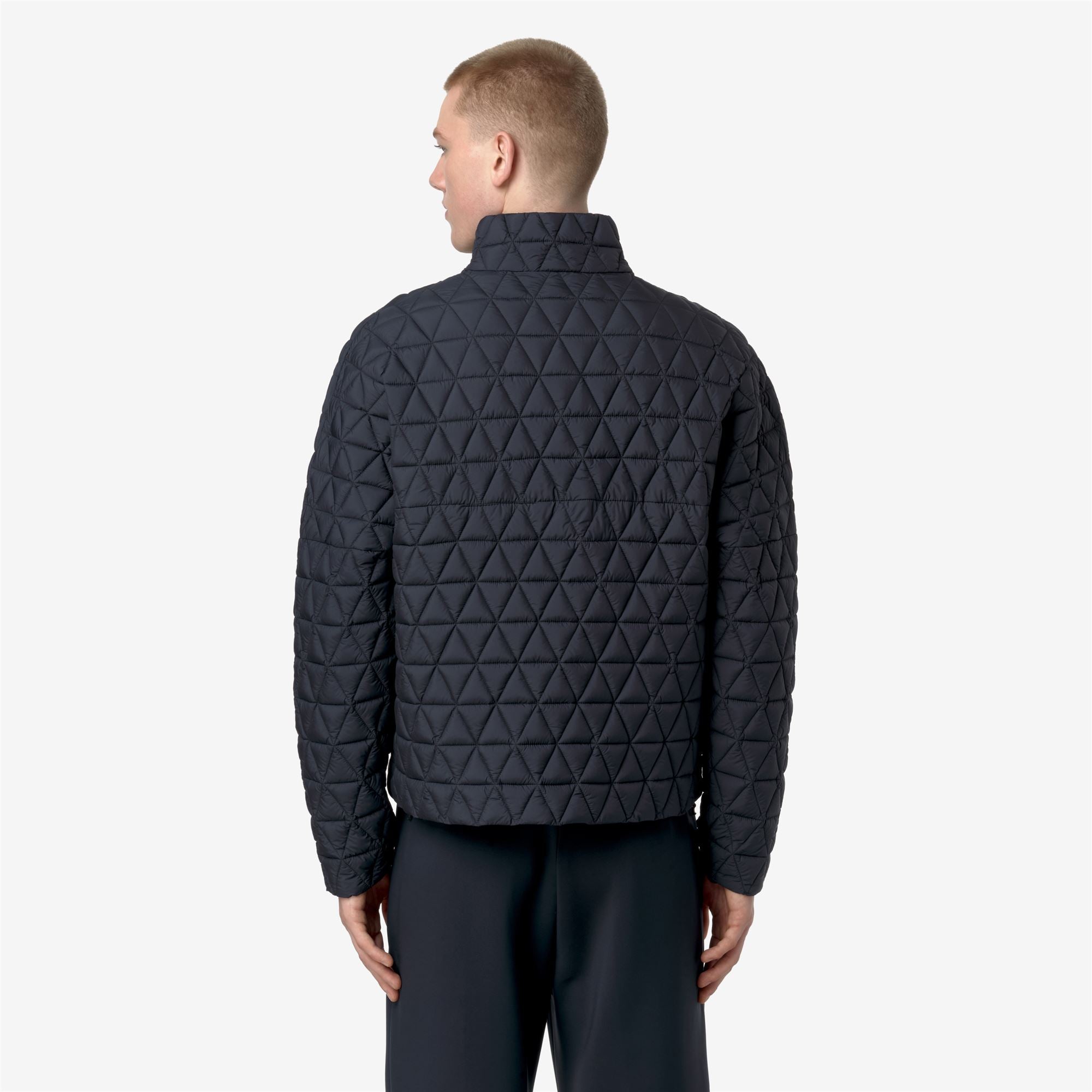 k-way-clauder-tech-thermo-light-veste-court-homme-black-ash image 3