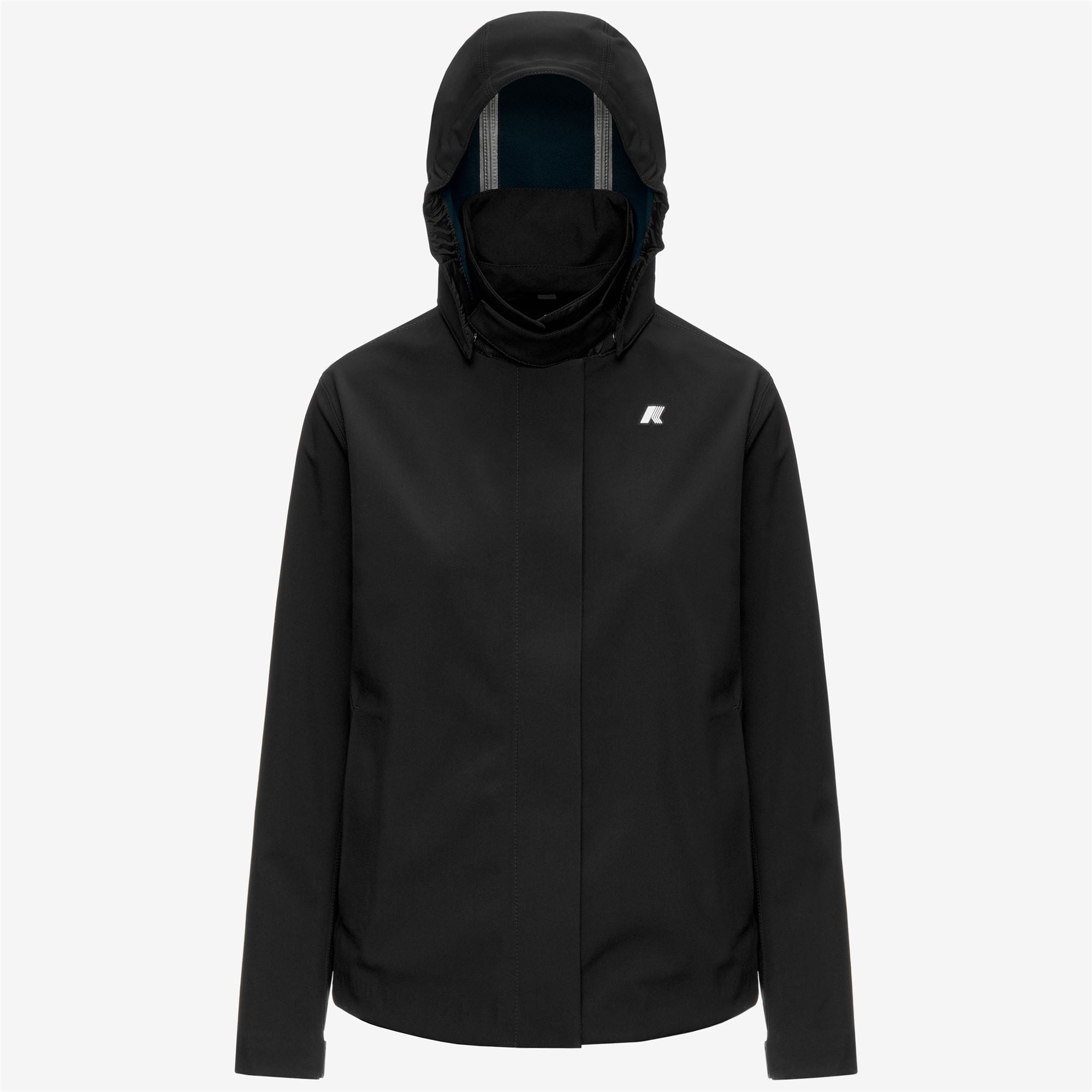 k-way-bleizou-bonded-trench-court-femme-black-p-blue-d image 5