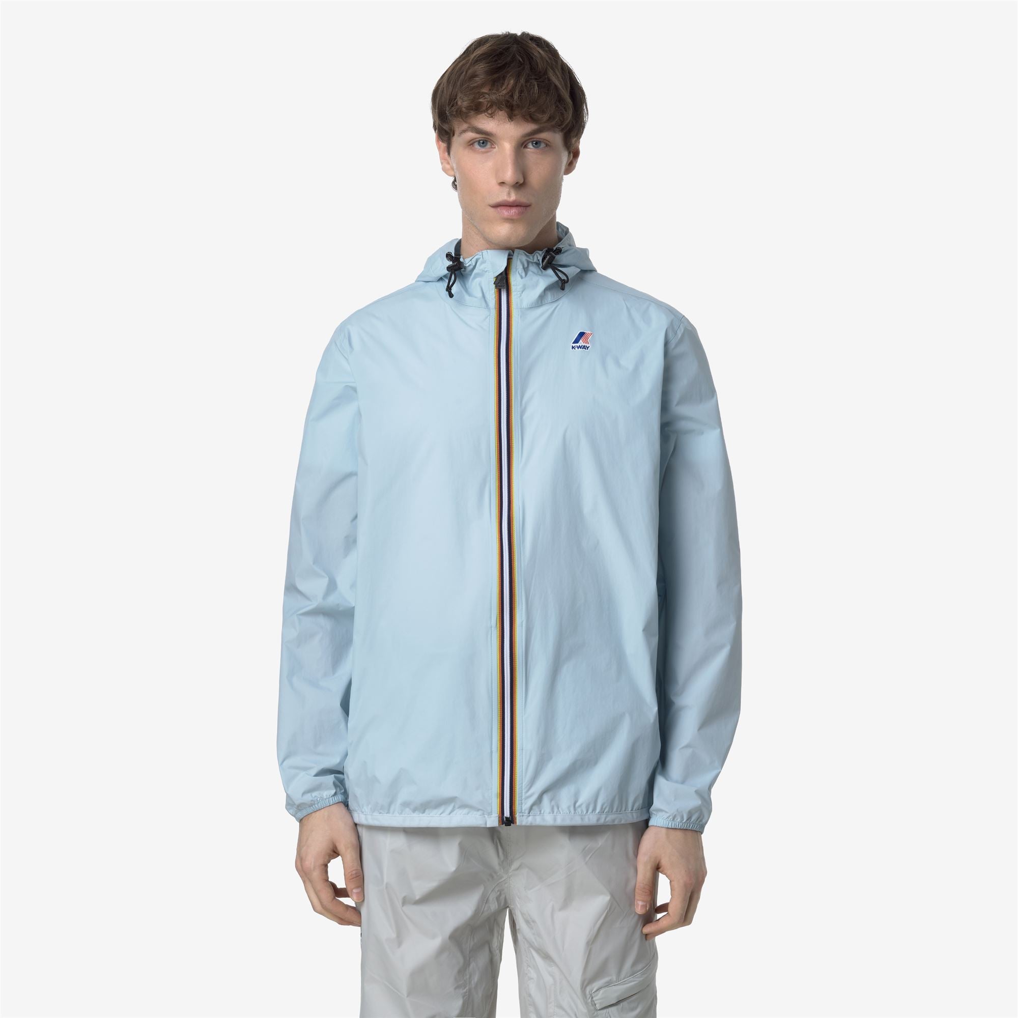 k-way-le-vrai-4-0-claude-veste-mi-longue-unisexe-blue-baby image 2
