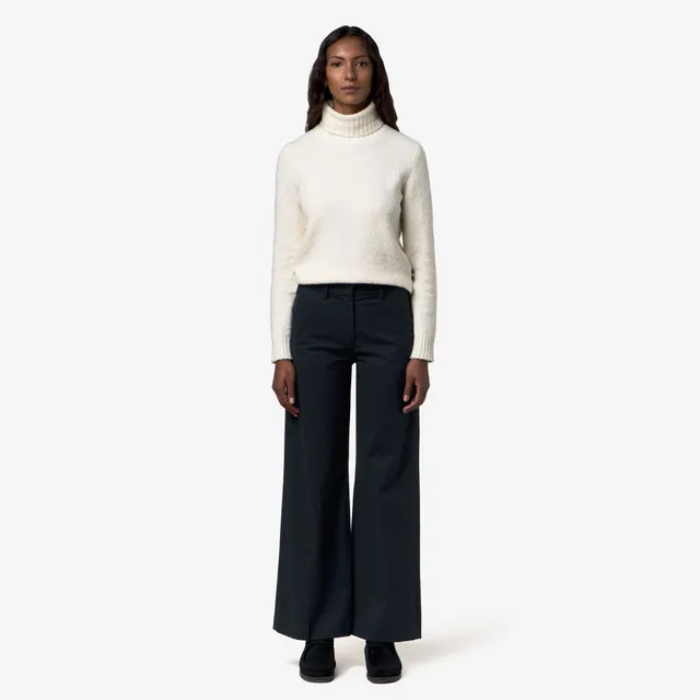 k-way-tyanne-twill-tech-peach-chino-femme-blue-depth image 1