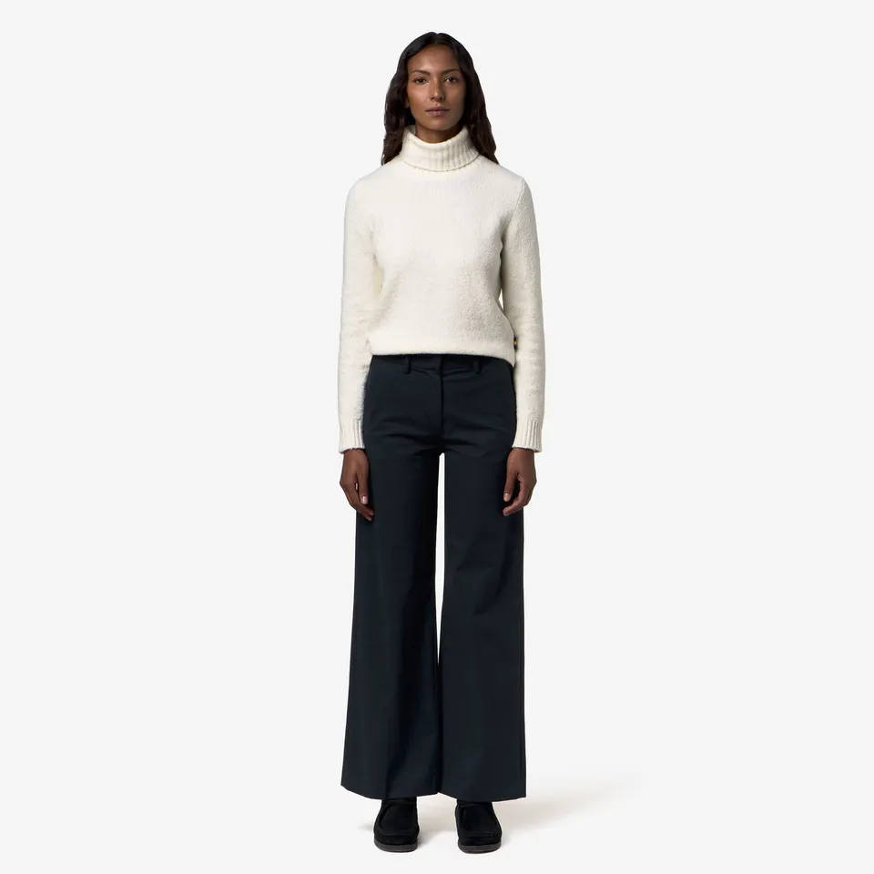 k-way-tyanne-twill-tech-peach-chino-femme-blue-depth image 1