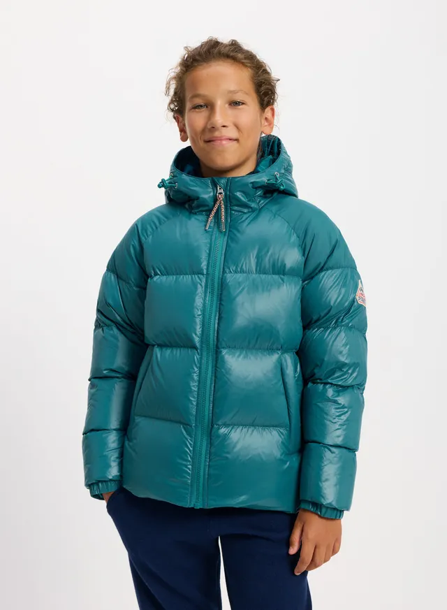 doudoune-capuche-enfant-pyrenex-sten-bleu-turquoise image 1
