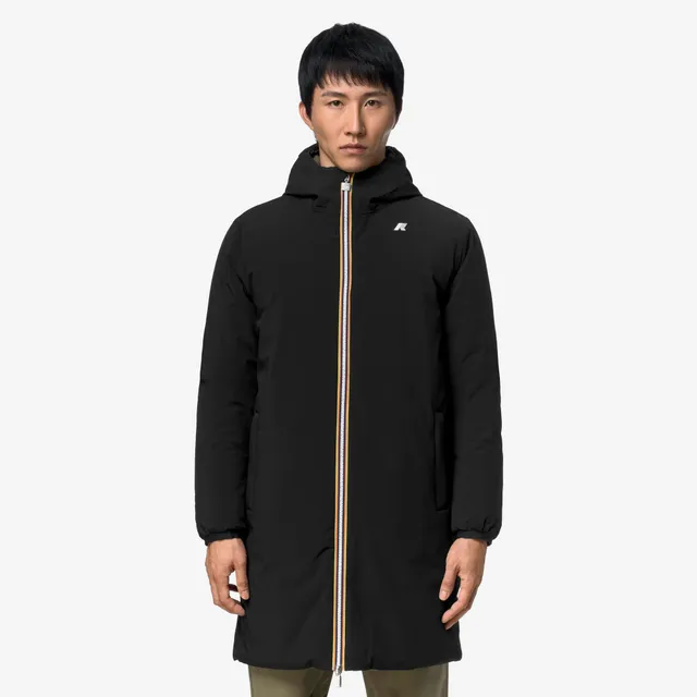 k-way-jacob-st-warm-double-veste-3-4-r-versible-homme-black-pure-green-army image 1