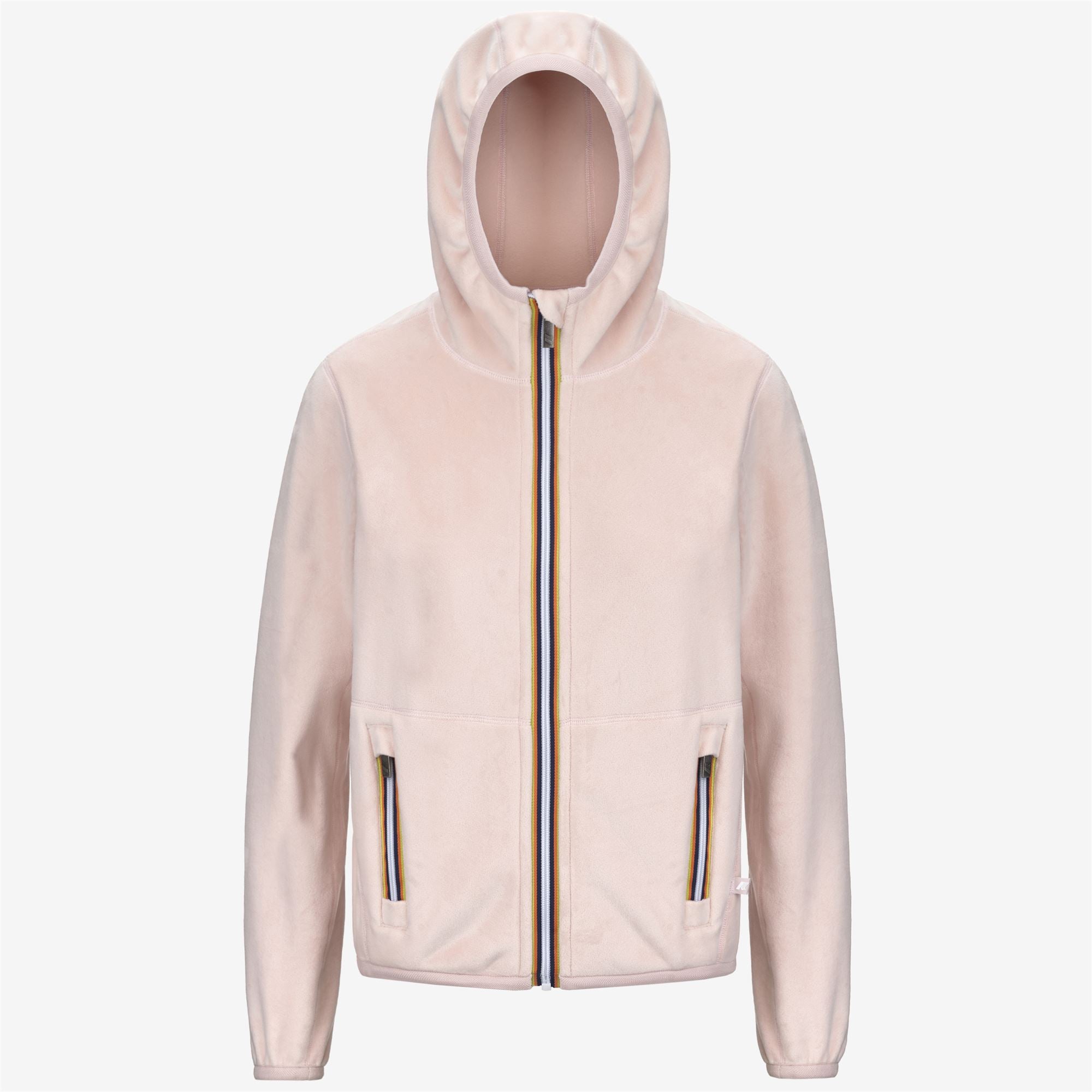 k-way-lily-velour-polar-double-veste-polaire-r-versible-femme-rose-hushed image 5