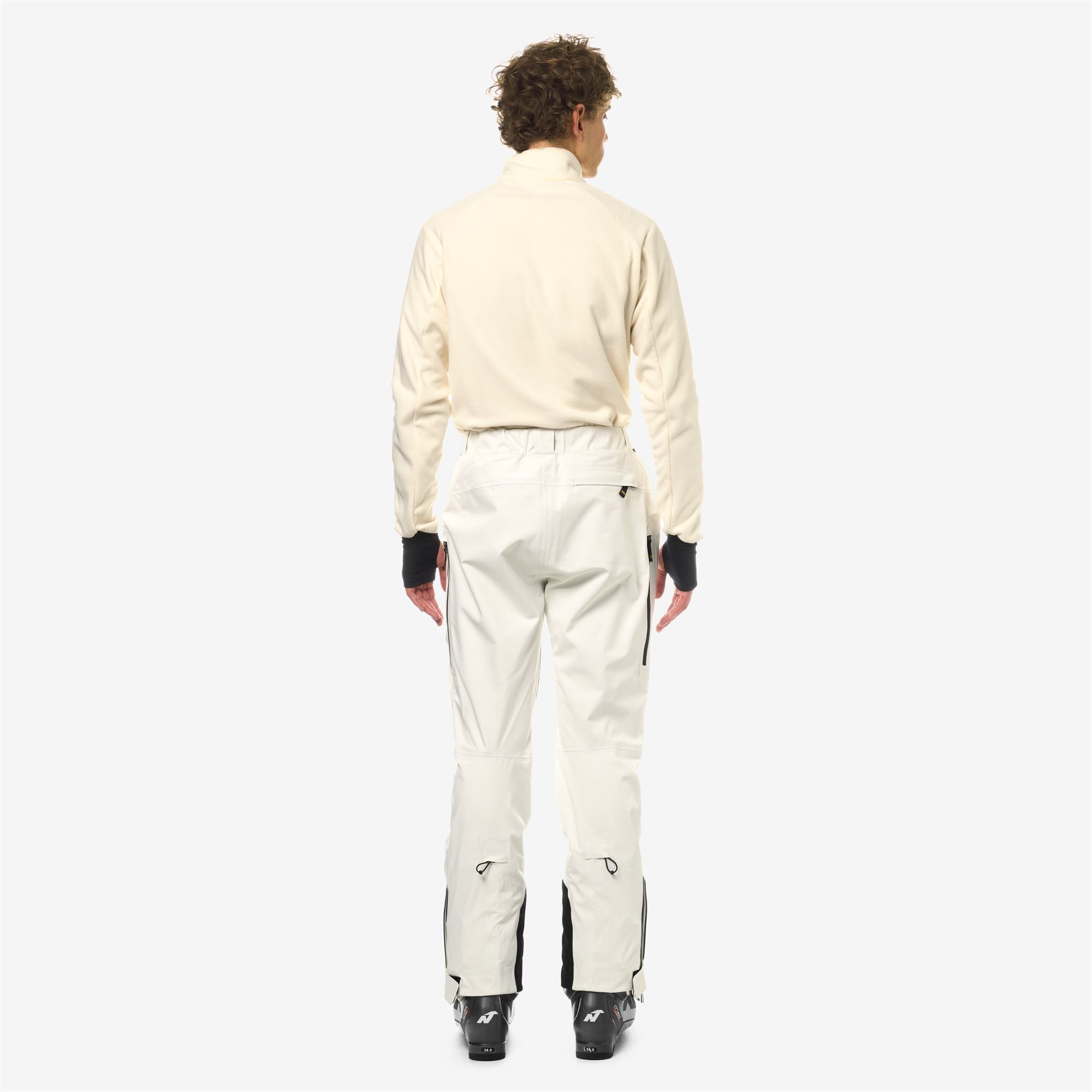 k-way-aussois-micro-twill-3-layers-pantalon-ski-homme-white-gardenia image 3