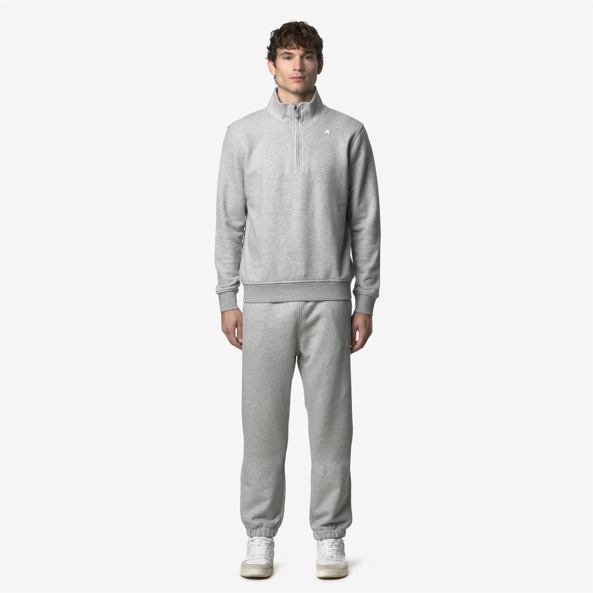 k-way-mickyel-heavy-fleece-pantalon-jogging-homme-grey-mel image 1