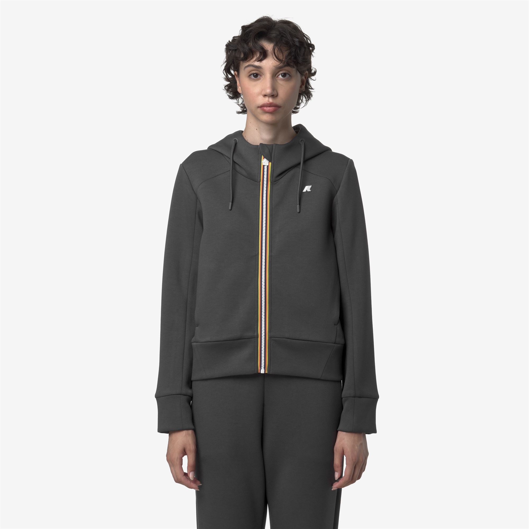 k-way-divine-light-spacer-veste-polaire-femme-grey-shadow-dk image 1