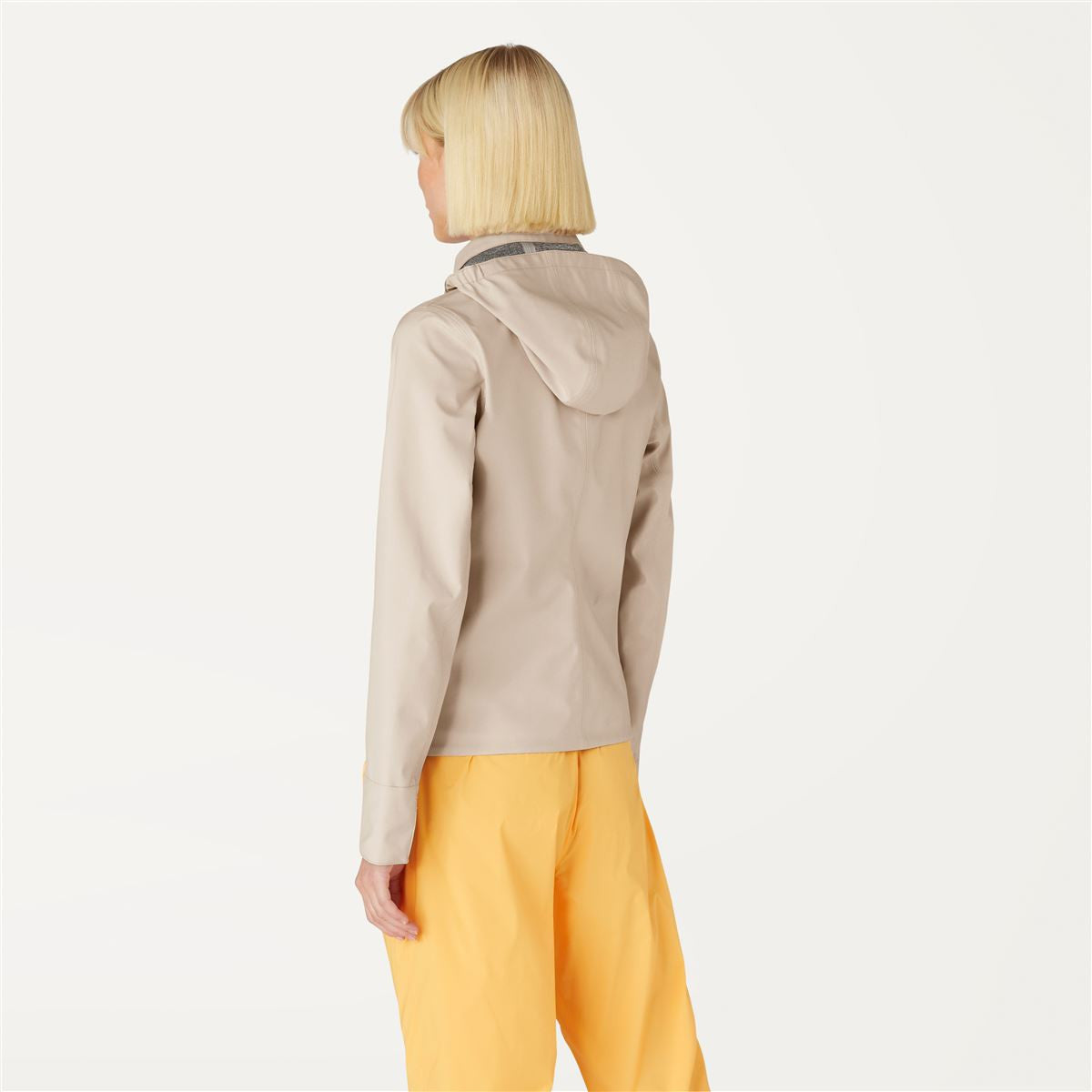 k-way-lilla-bonded-jersey-veste-courte-femme-beige-lt image 5