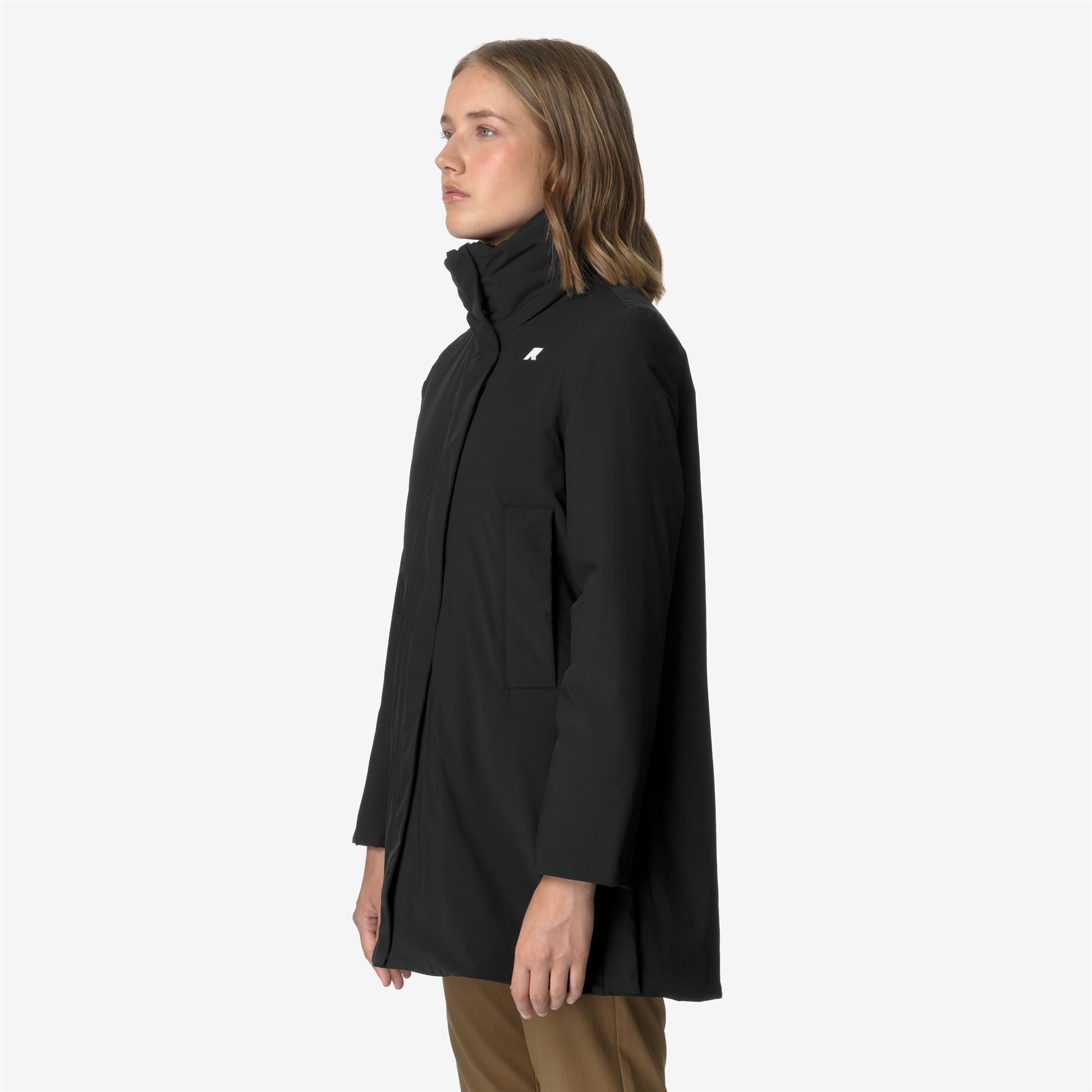k-way-marla-st-warm-veste-trois-quarts-femme-black-pure image 2