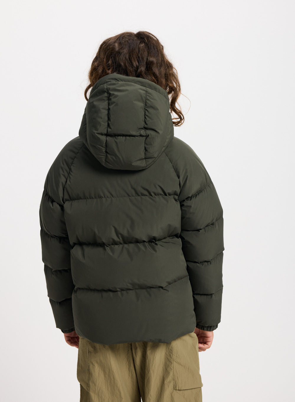 doudoune-enfant-pyrenex-sten-smooth-capuche-khaki image 8