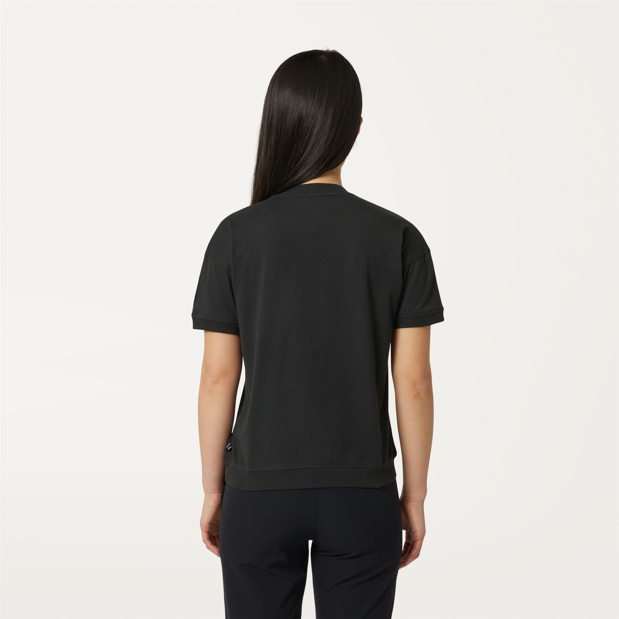 k-way-rubiel-t-shirt-femme-black-pure image 3