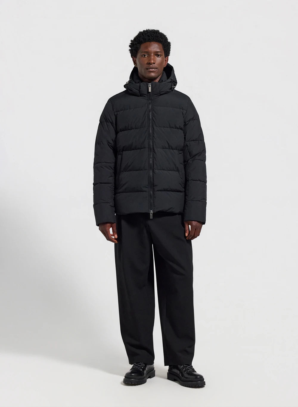 doudoune-homme-pyrenex-spoutnic-noire-capuche-amovible image 2