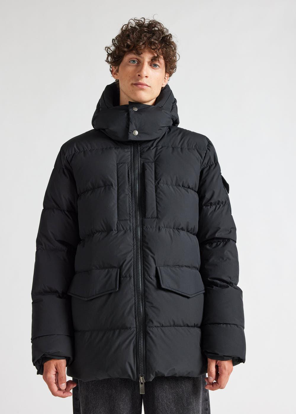 pyrenex-sterling-doudoune-homme-capuche-black image 2