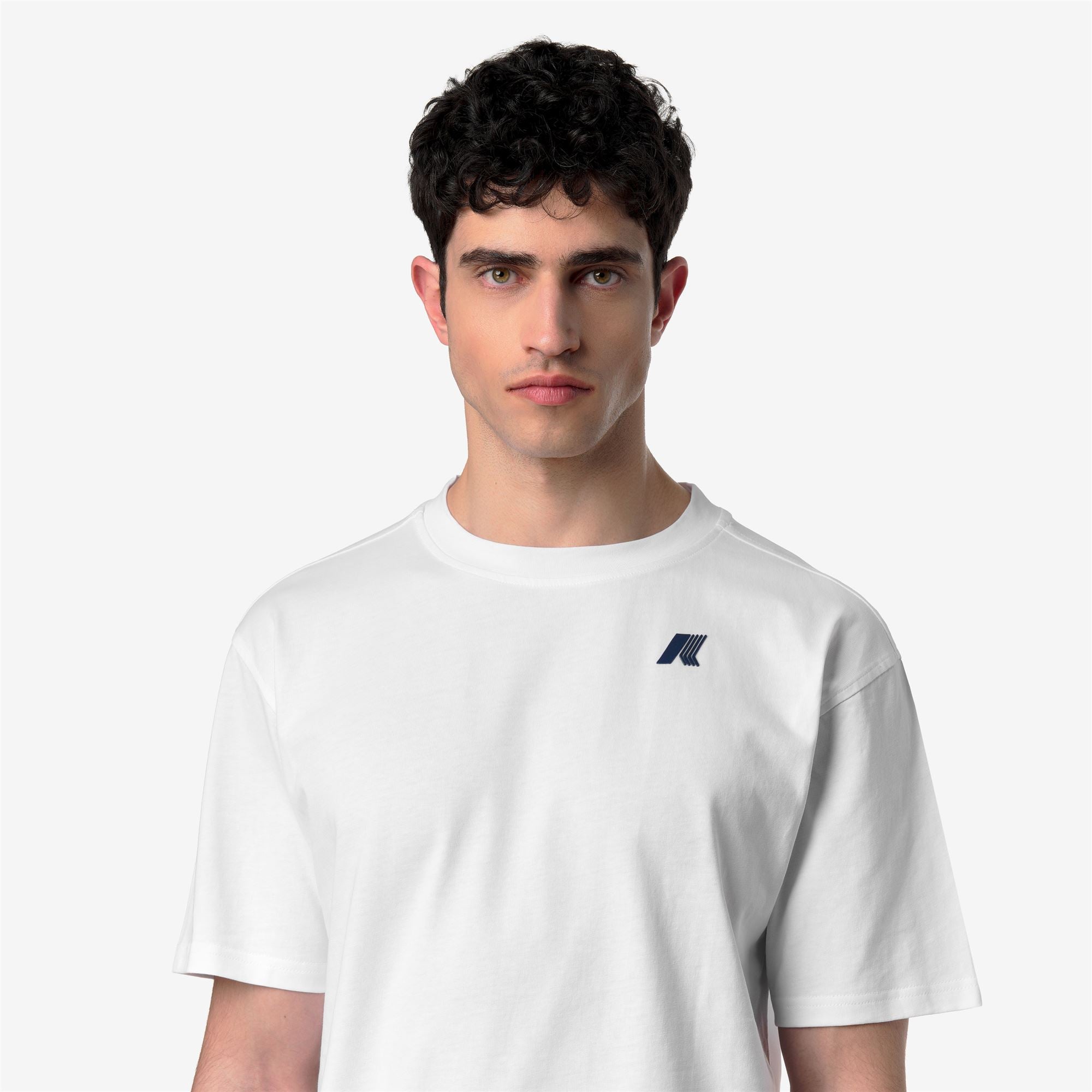 k-way-solo-jersey-wave-t-shirt-homme-white-white image 4