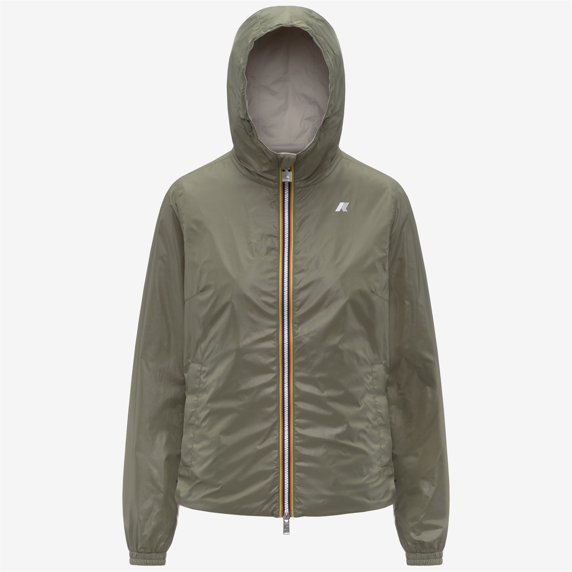 k-way-lil-2-0-plus-2-double-veste-courte-r-versible-femme-beige-lt-green-lichen image 6