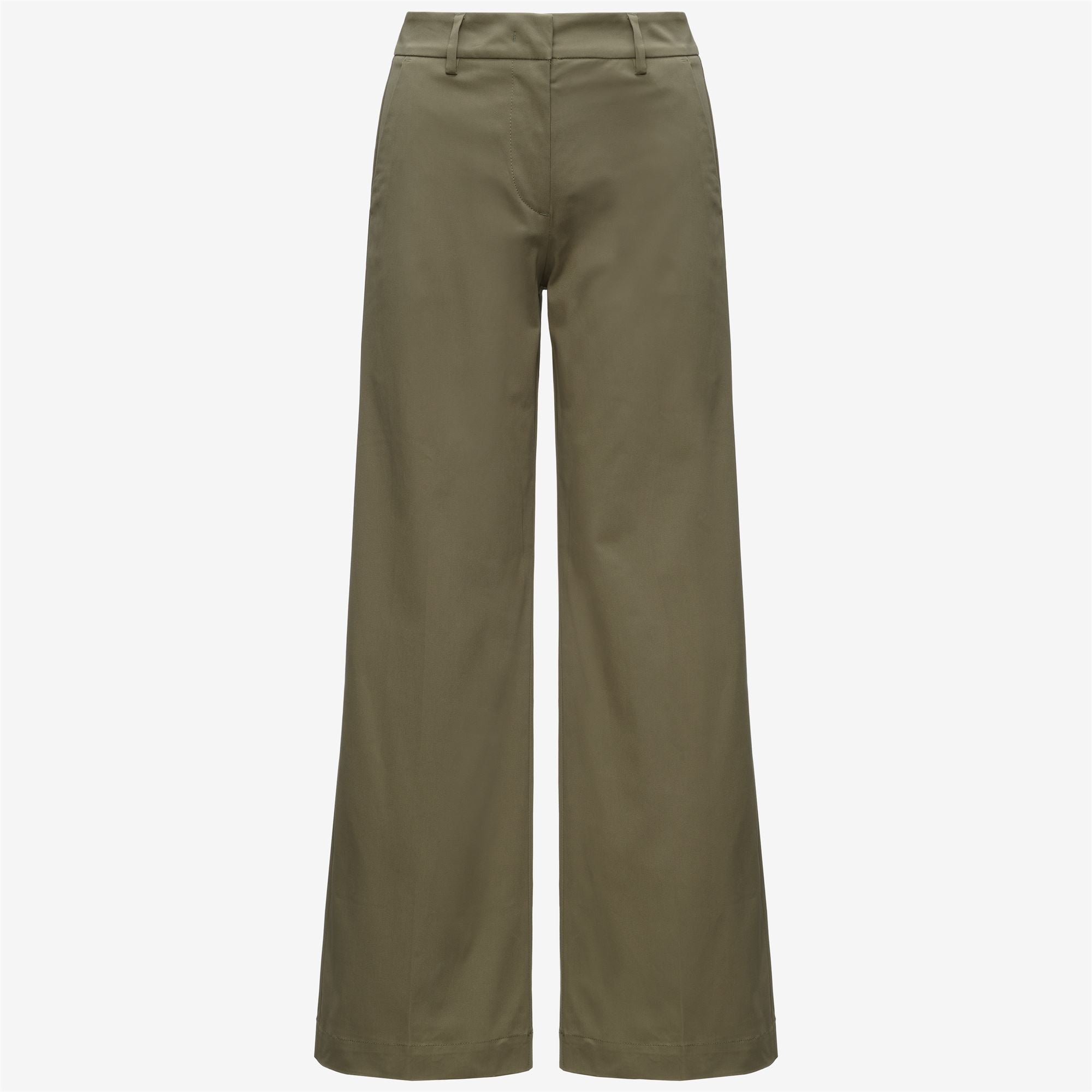 k-way-tyanne-twill-tech-peach-chino-femme-green-army image 5