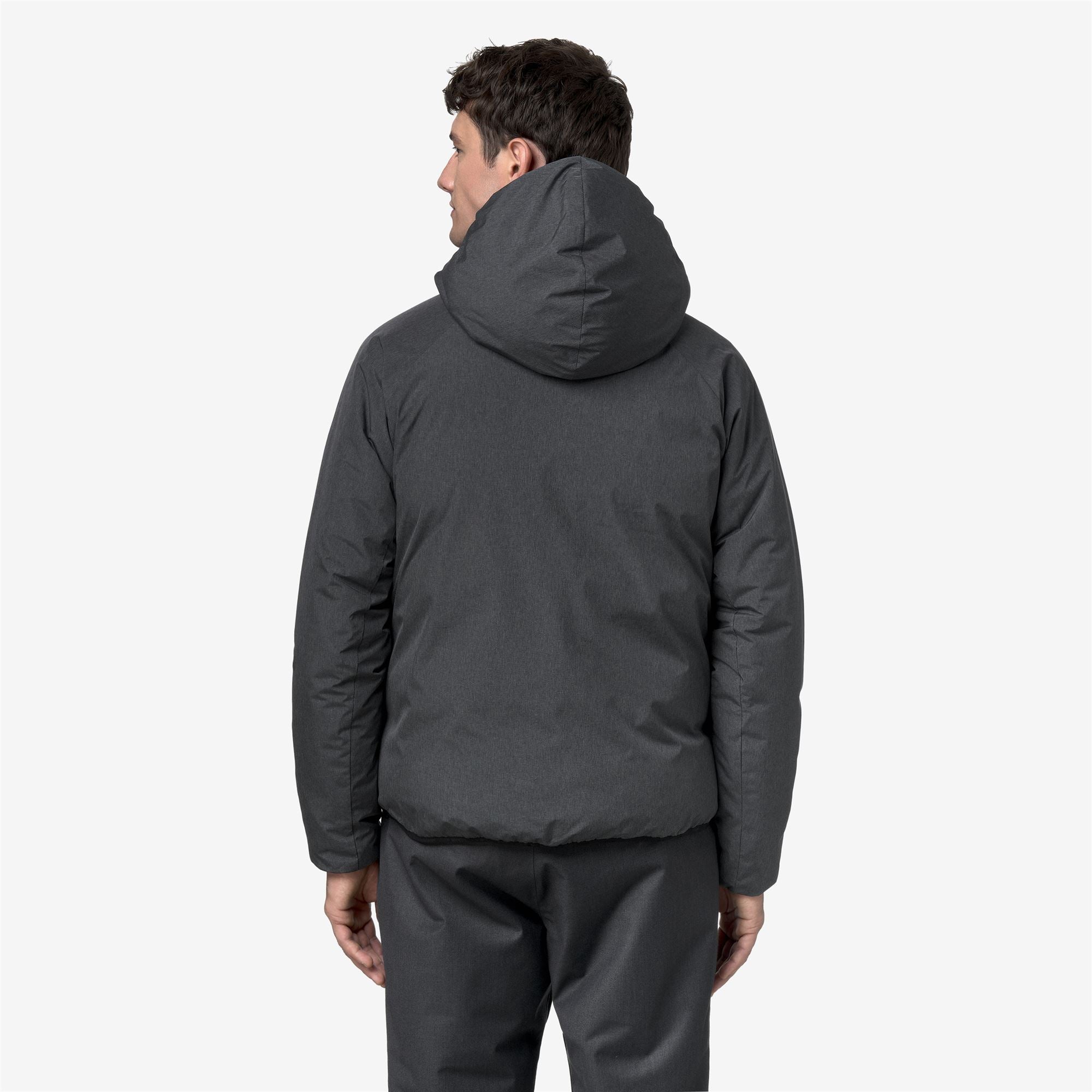 k-way-parpaillon-veste-milieu-homme-grey-dark-micro-grid image 3