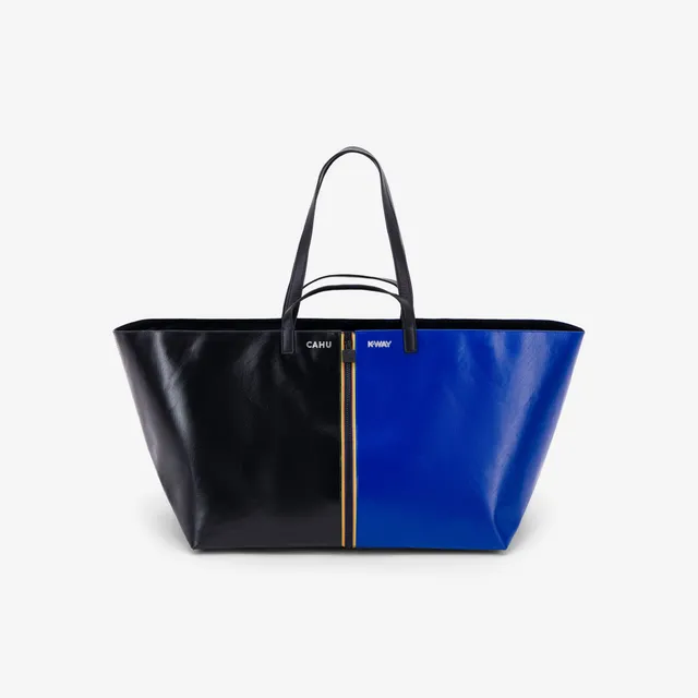 k-way-pratique-large-sac-fourre-tout-unisexe-black-blue-princess image 1
