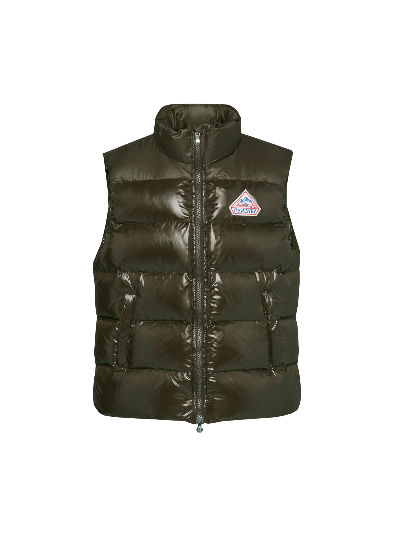 pyrenex-john-gilet-doudoune-sans-manches-unisexe-kaki-fonc image 7