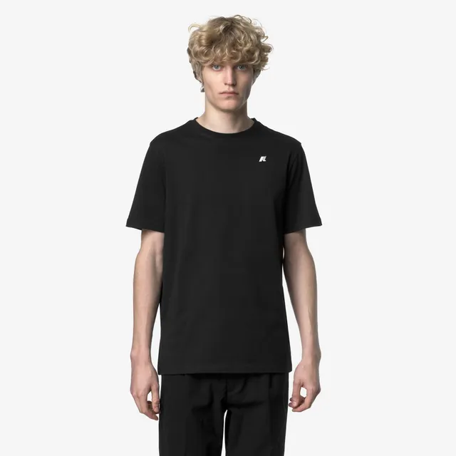 k-way-odom-jersey-peach-t-shirt-homme-black-pure image 1