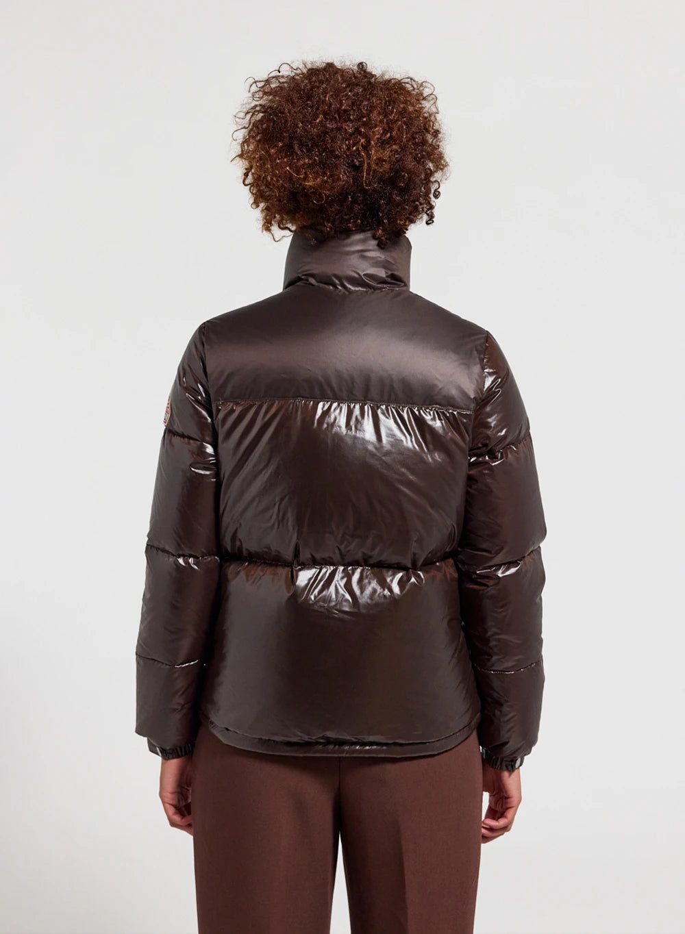 pyrenex-goldin-doudoune-brillante-femme-marron-fonc image 4