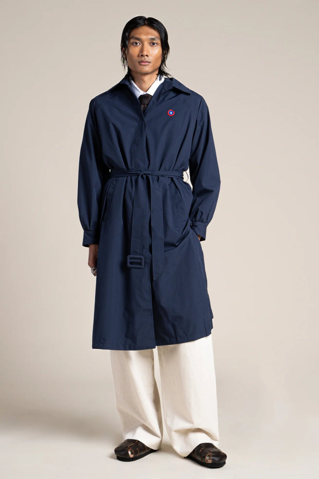 flotte-madeleine-trenchcoat-imperm-able-en-polyester-recycl-ceinture-amovible image 2